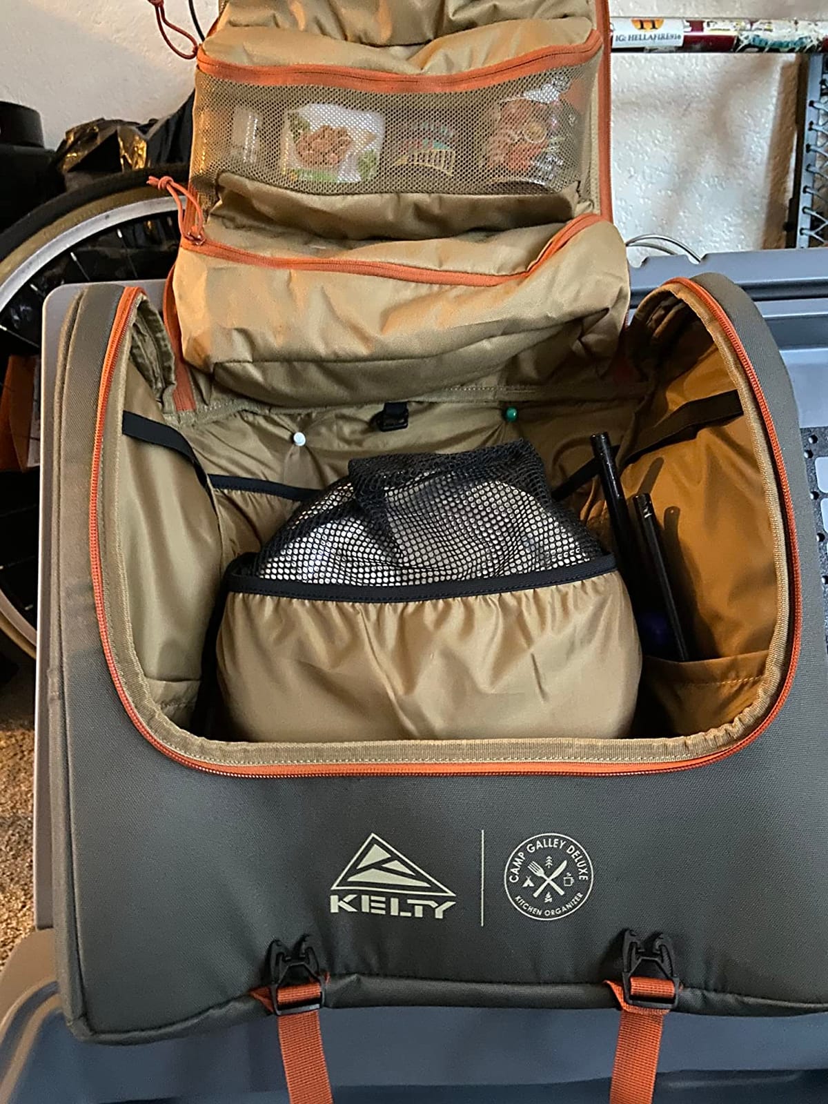 Kelty Camp Galley Deluxe - Camp Kitchen Organization Kit, Deep Pockets, Paper Towel Holder, Zippered Compartments for Outdoor Cooking Essentials customer photo 2