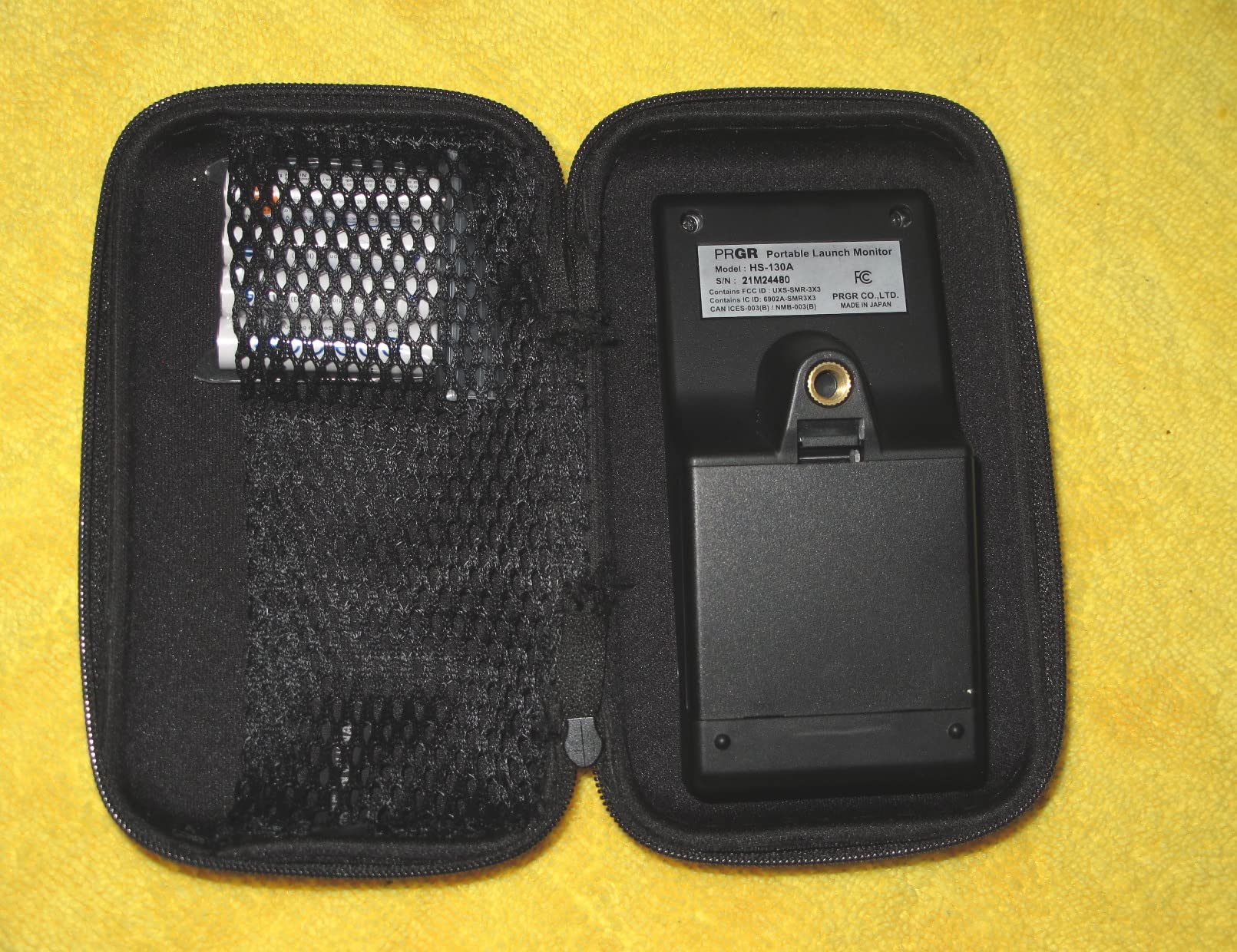 PRGR HS 130-A Portable Golf Launch Monitor | Doppler Radar Measures Club & Ball Speed, Smash Factor, Total & Carry Distance customer photo 1