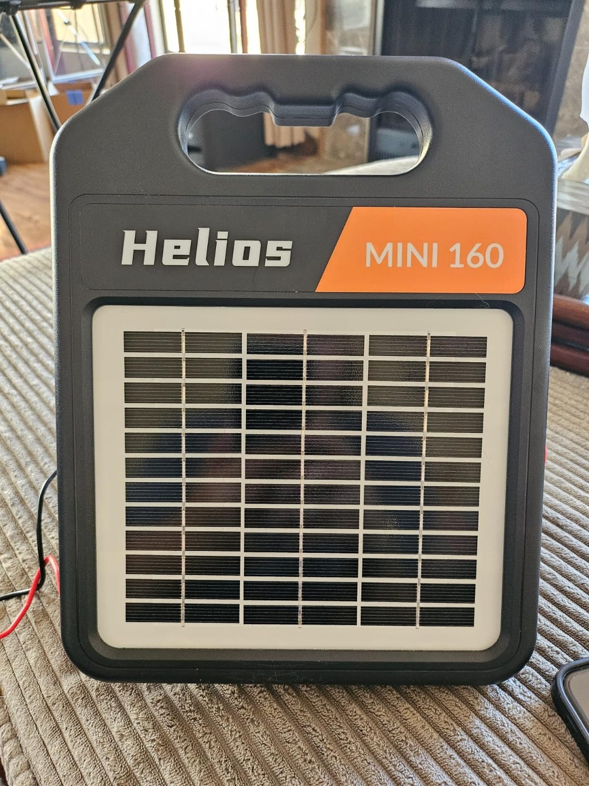 10 Miles Solar Electric Fence Charger with Day/Night Mode, 0.16J Portable Solar Fence Charger with Rechargeable Solar Panel for 24-Hour Uninterrupted Protection Electric Fence Energizer customer photo 2