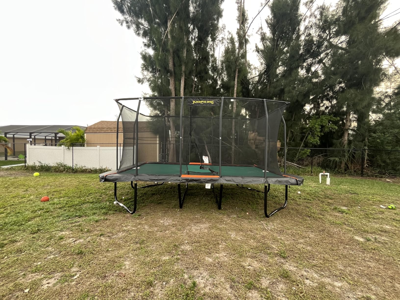 JumpKing Rectangle Trampoline for Outdoor Backyard Fun, Heavy-Duty Quality customer photo 2