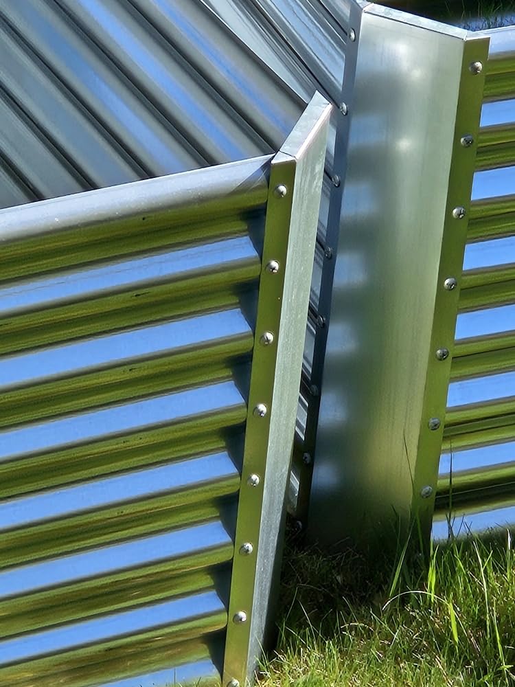 Land Guard 8x4x2 ft Galvanized Raised Garden Bed Kit, Galvanized Planter Raised Garden Boxes Outdoor, Large Metal Raised Garden Beds for Vegetables customer photo 1