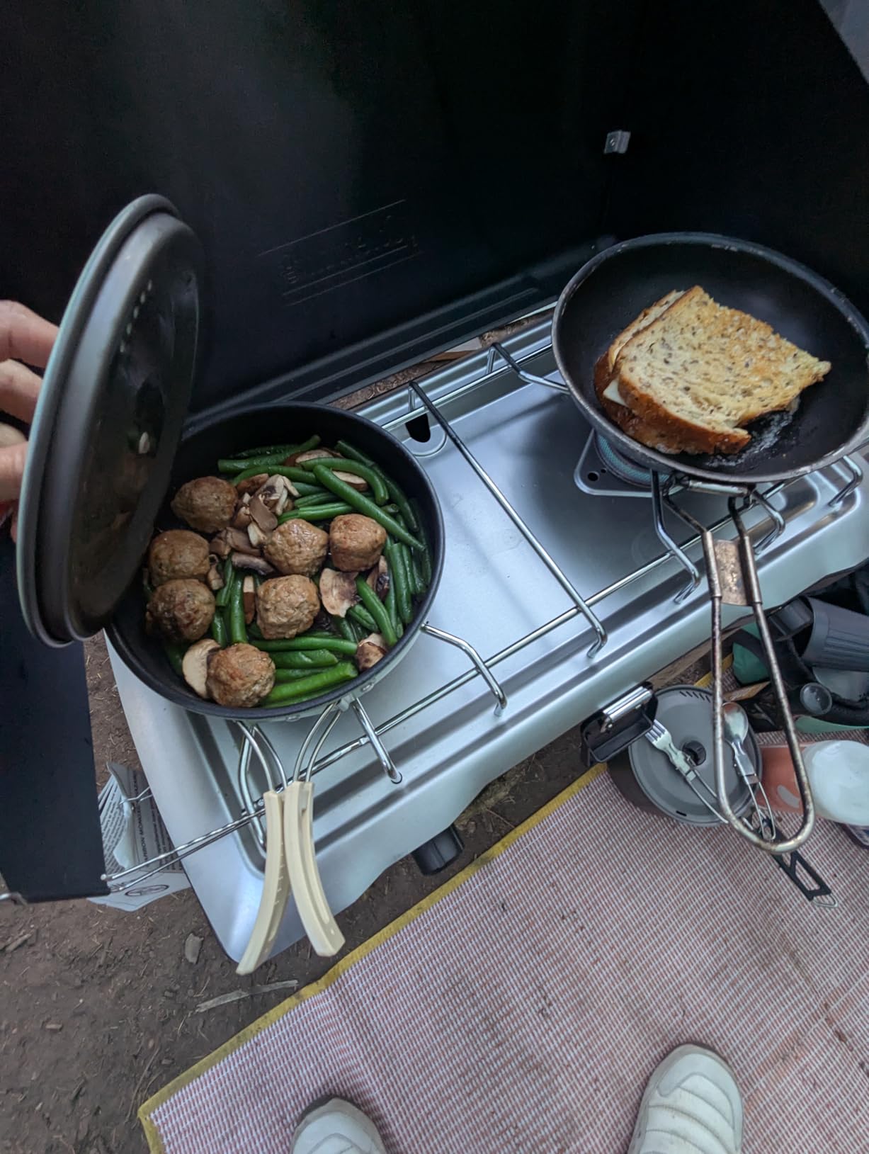 Coleman Triton 2-Burner Propane Stove, Portable Camping Cooktop customer photo 1