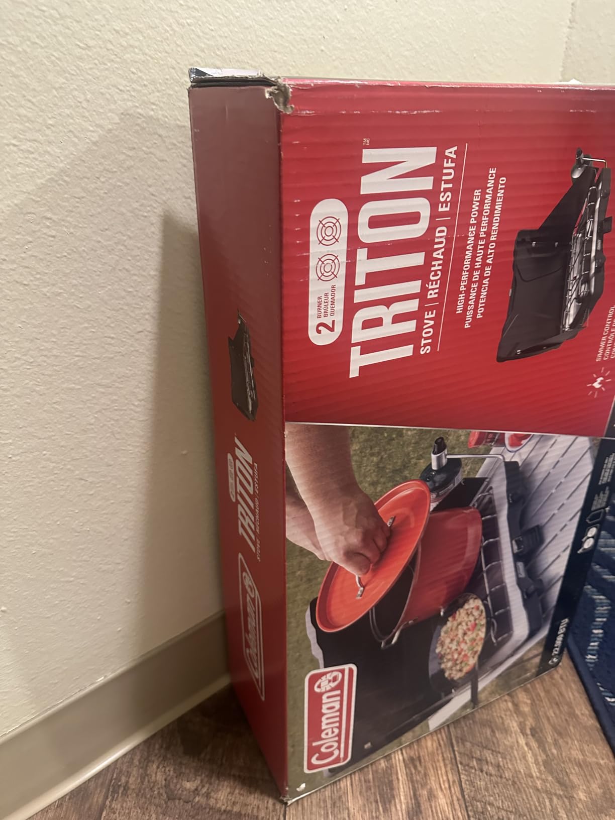 Coleman Triton 2-Burner Propane Stove, Portable Camping Cooktop customer photo 2