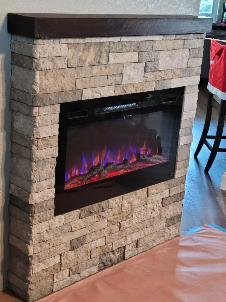AirStone Primary Stones, Spring Creek Color Blend, Manufactured Stone | Wall Covering, Indoor & Outdoor, Home Decor customer photo 1