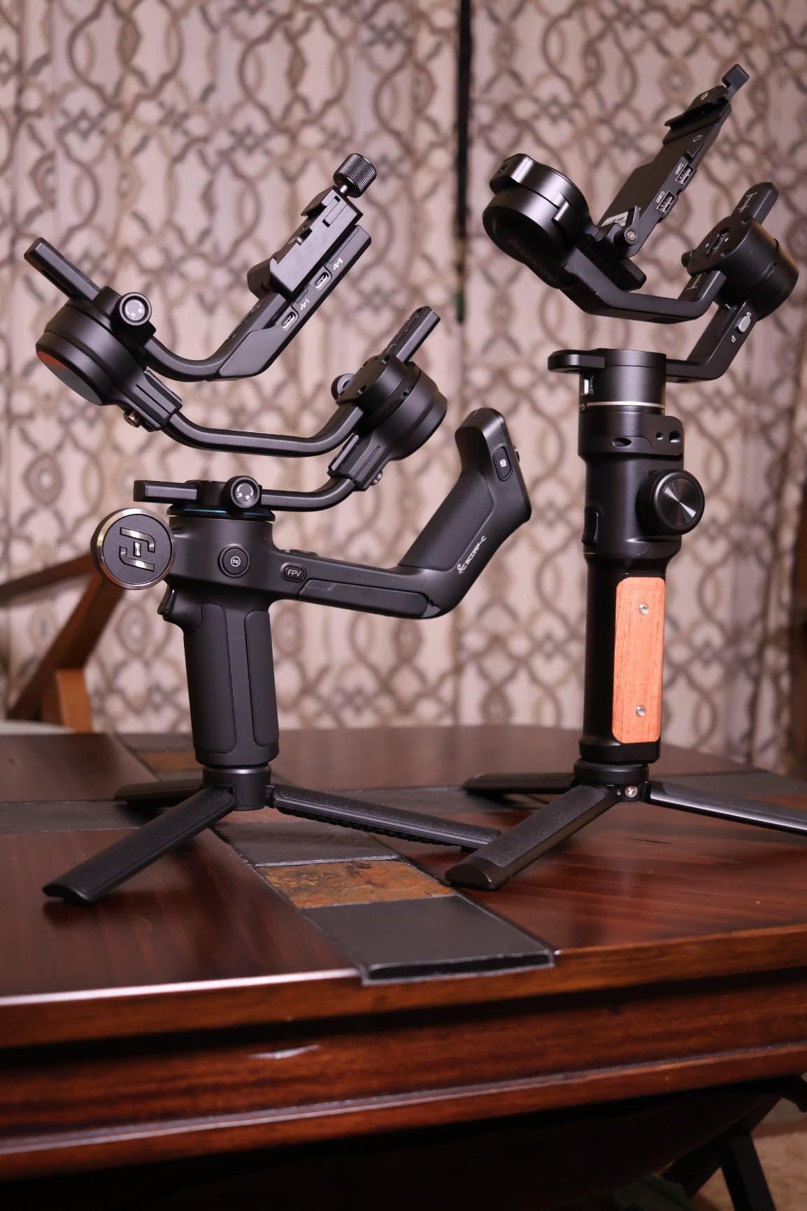 FeiyuTech SCORP-C2 Camera Gimbal Stabilizer, 3-Axis Professional Video Stabilizer with Built-in AI Tracking, 7.72lb Payload for DSLR & Mirrorless Sony A7IV Canon R5 Nikon, Native Vertical Shooting customer photo 1