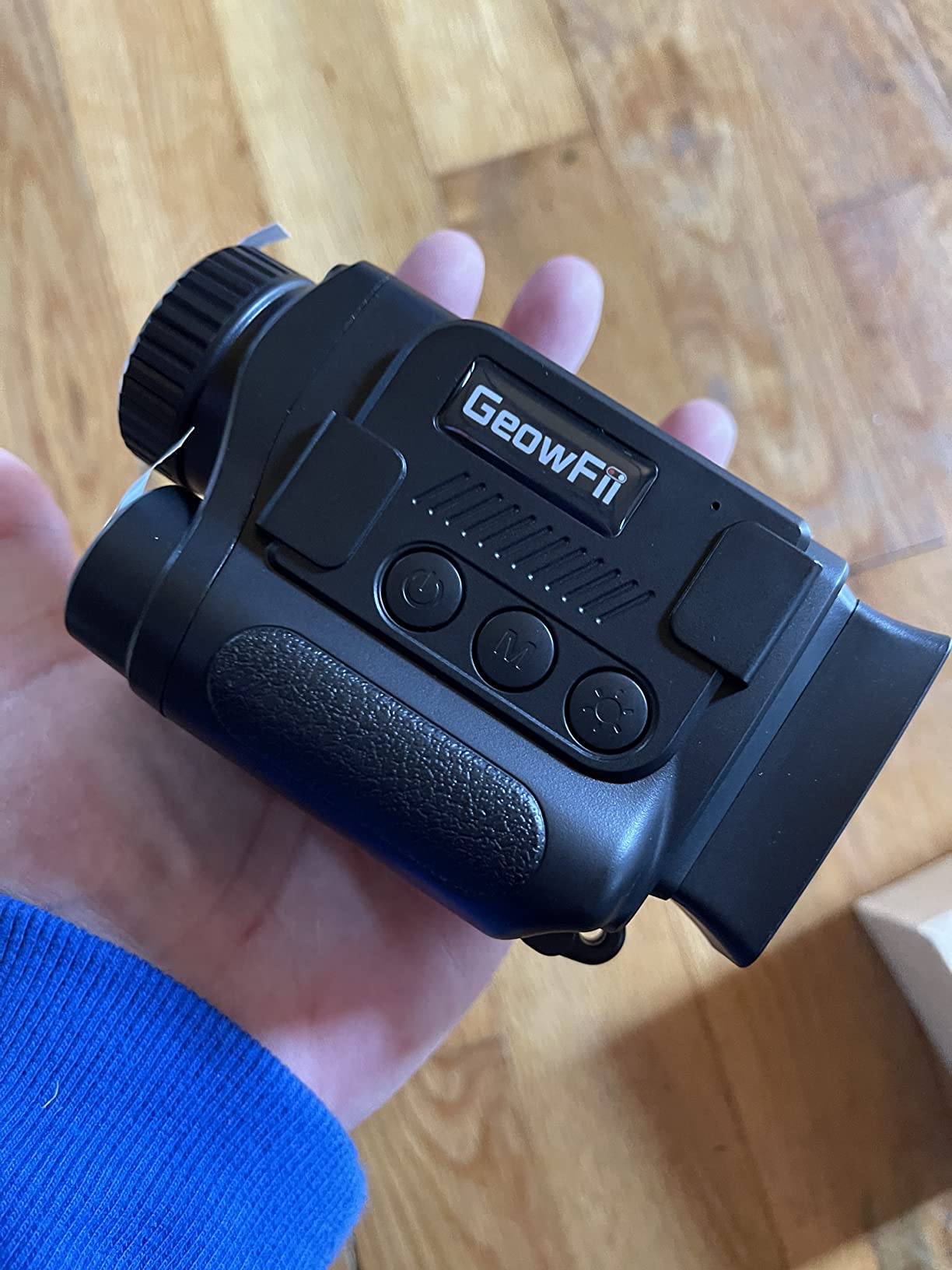 GeowFiiTech Night Vision Monocular, 4K Infrared Digital Night Vision Goggles | 850nm IR, 40M Photo & 4K Video, 984FT Range, 8X Zoom, Rechargeable, SD Card Included for Hunting Camping Adventure customer photo 1