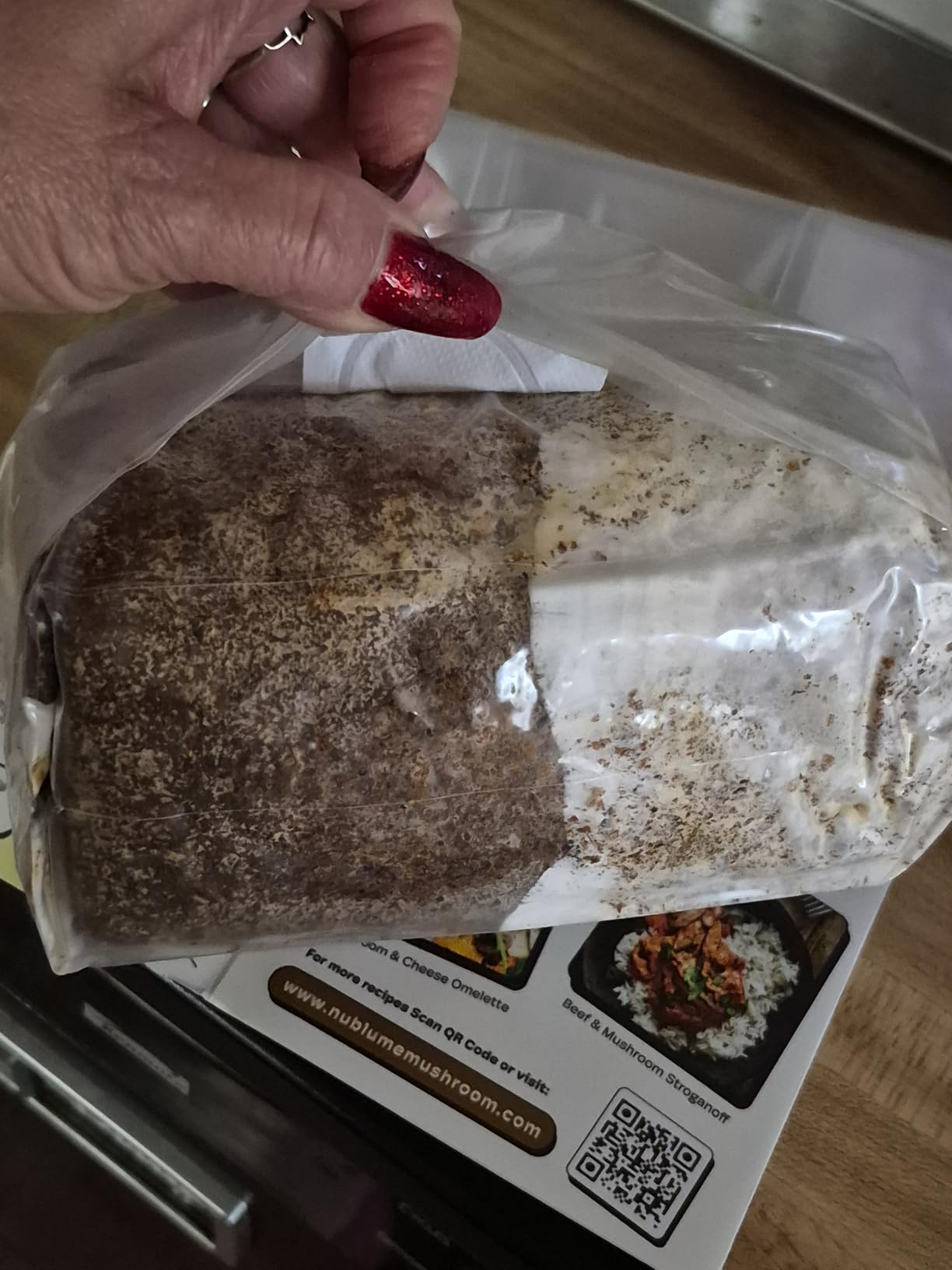BloomBox Blue Oyster Mushroom Grow Kit, Spray & Grow, Pre-Inoculated Indoor Mushroom Farm, Beginner Friendly customer photo 1