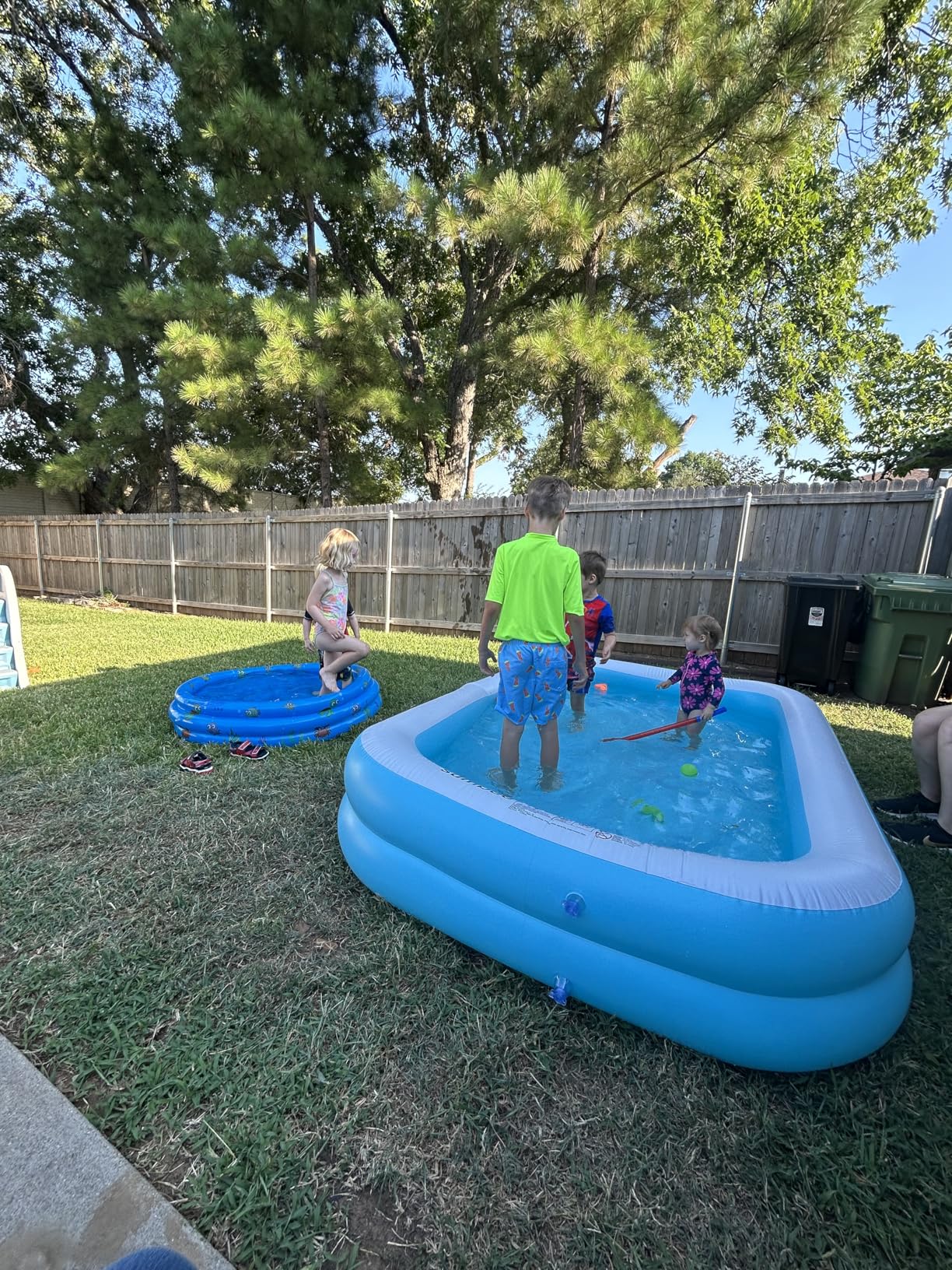 Sumbee Inflatable Pool for Kids and Adults, 79 x 59 x 20 Inch Thickened Family Pool customer photo 2