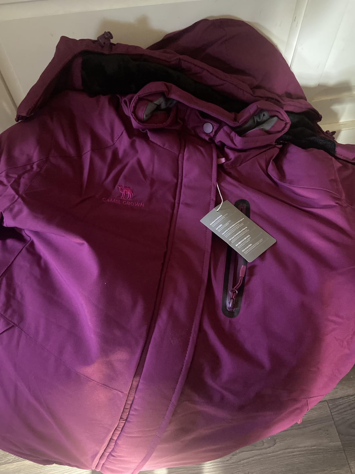 CAMEL CROWN Women's Ski Jacket Winter Snow Coat Warm Fleece Mountain Waterproof Female Jacket Snowboarding jackets customer photo 1