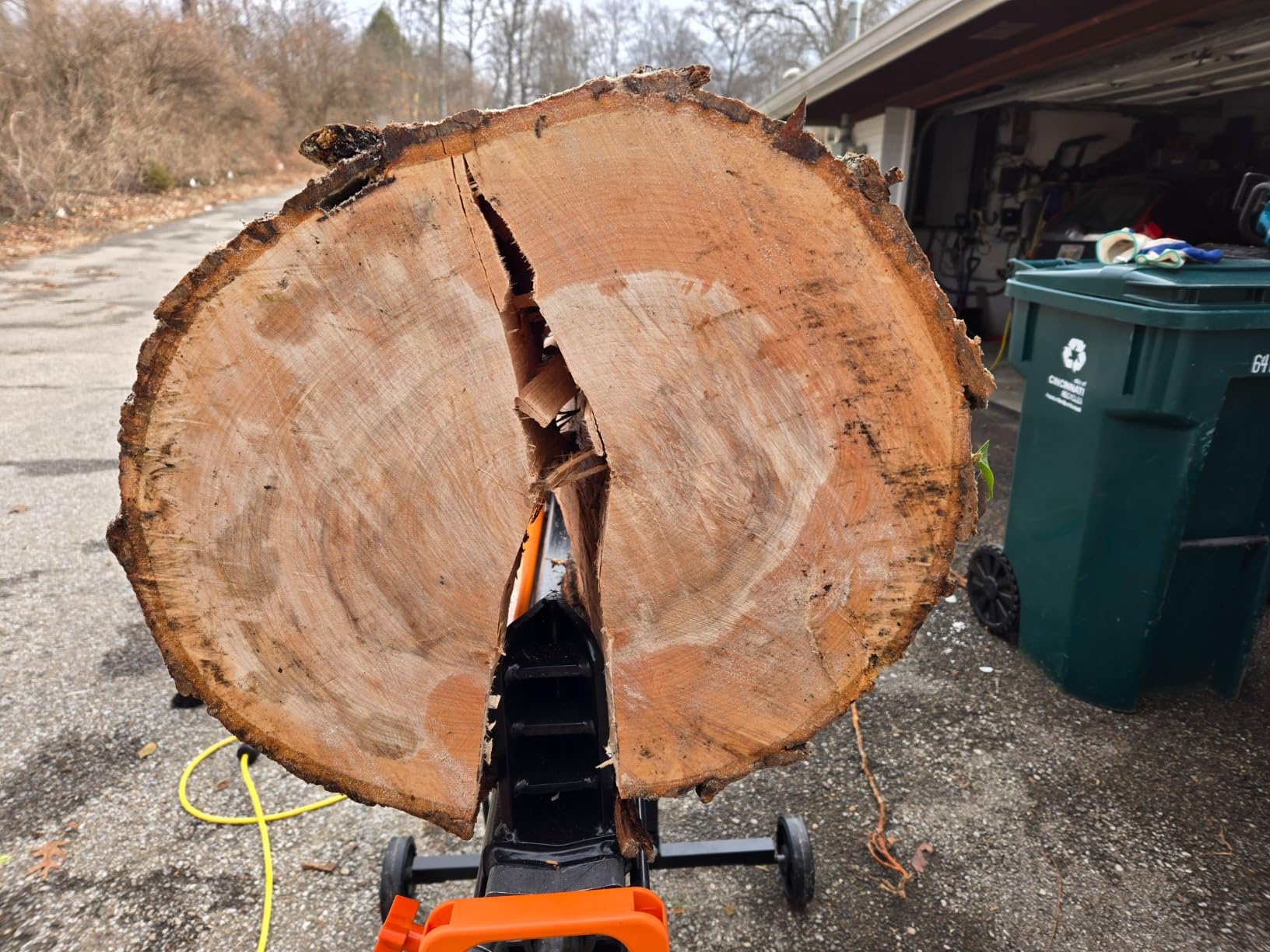 WEN Electric Log Splitter, 6.5-Ton Capacity with Portable Stand (56208) customer photo 2