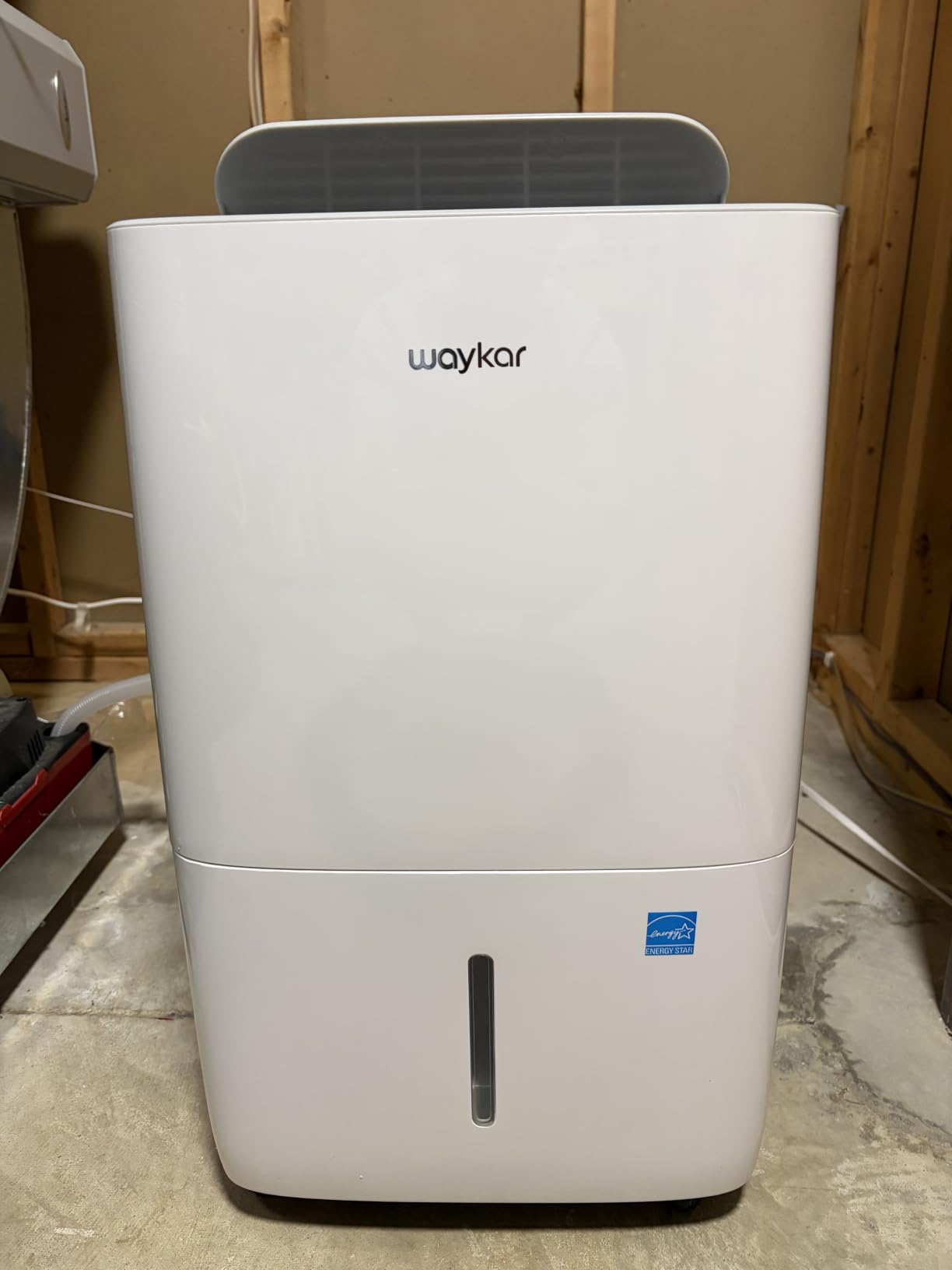 Waykar 150 Pint 7,000 Sq.Ft Dehumidifier for Basement & Home, Large Room, Smart Compressor Dehumidifier with Drain Hose & Tank for Commercial, 30%-80% Humidity Control, 90° Auto Swing, Auto Defrost customer photo 2