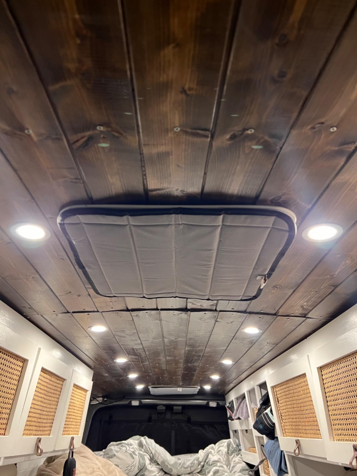 Living in a Bubble Magnetic Insulated Blackout MaxxAir Fan Cover for Sprinter, RVs and other Campervans, Universal Size, Snug Fitting RV Roof Vent Covers for Privacy, Fantastic Fan Vent Insulator customer photo 2