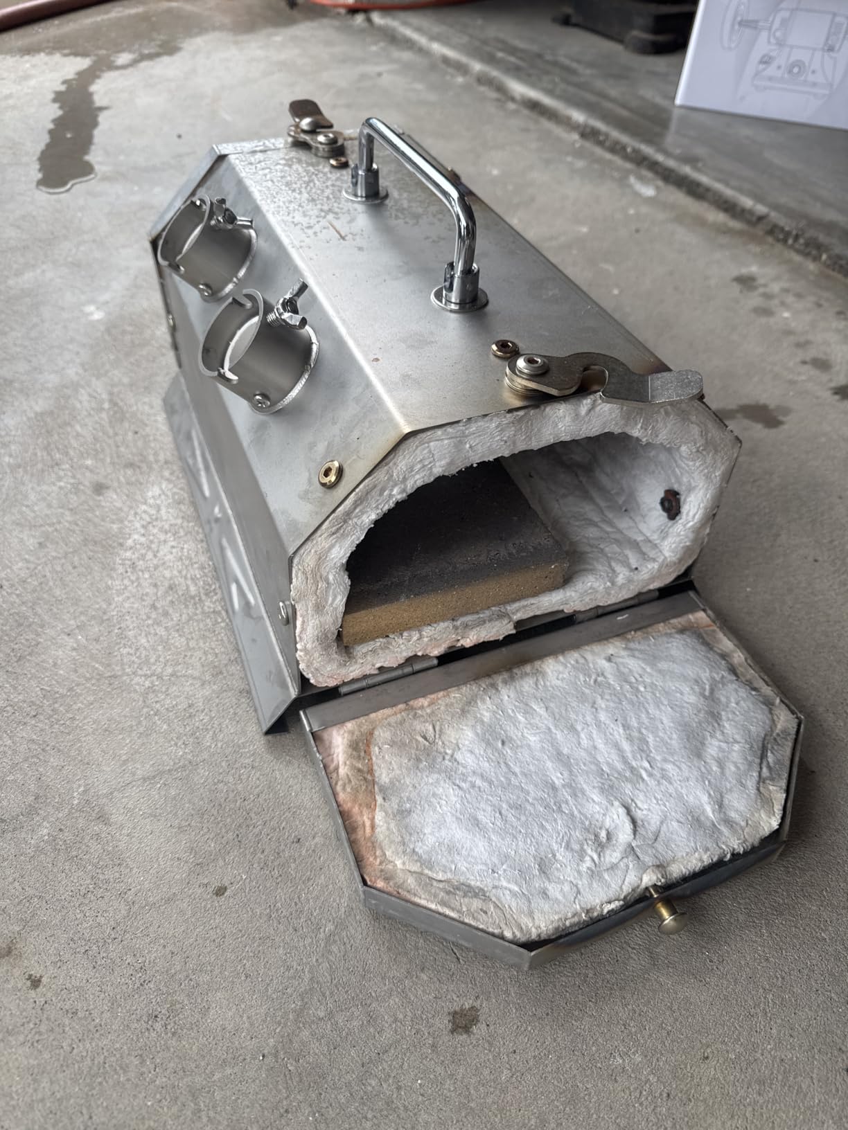 2 Burner Propane Blacksmith Forge Kit, 2600°F Metal Forge customer photo 2