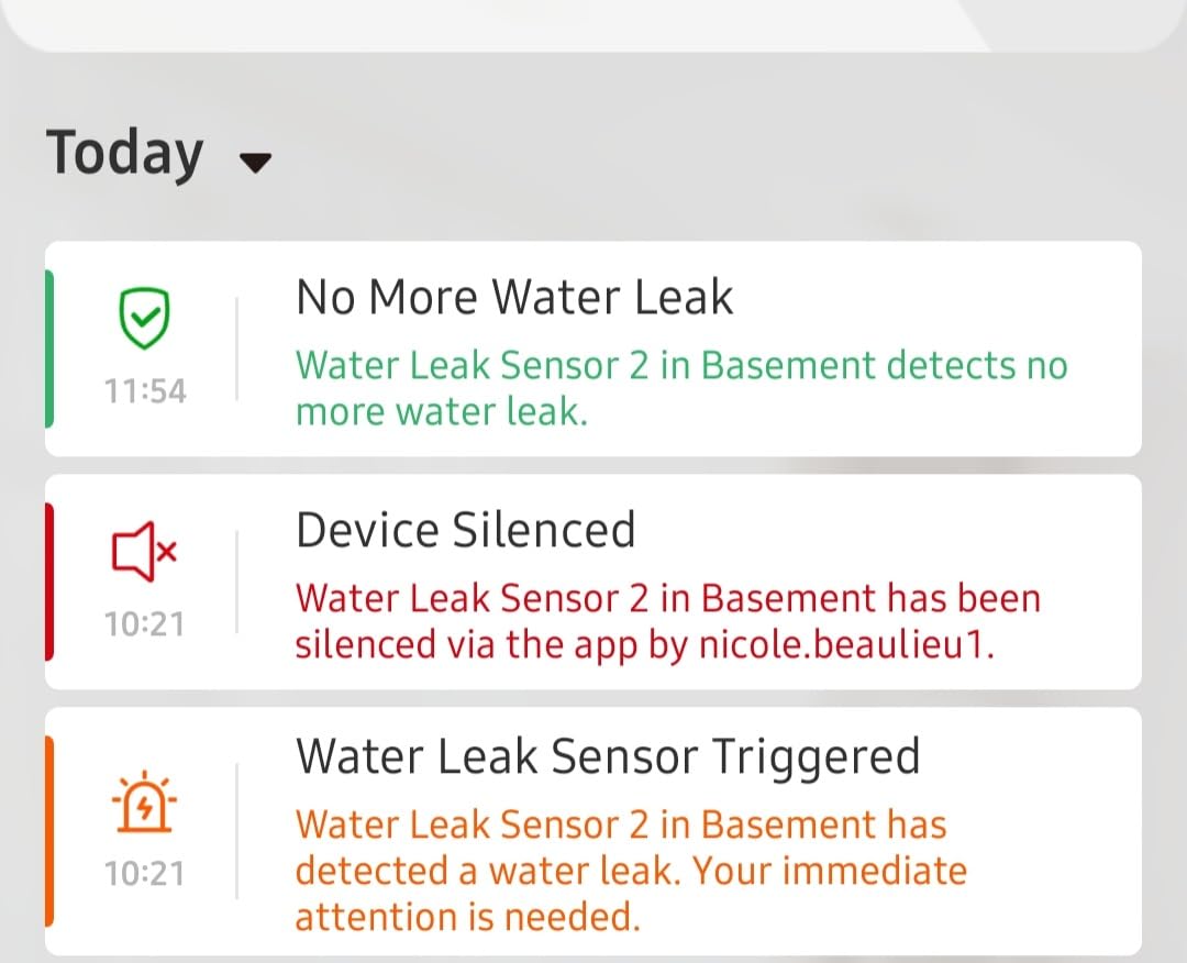 X-Sense Wi-Fi Water Leak Detector Kit, 120 dB, 3 Sensors + Base, SWS54 | Real-Time Alerts, 1804 ft Range, IP66 Waterproof, Detects Water as Low as 0.4 mm, for Sinks & Washers customer photo 2