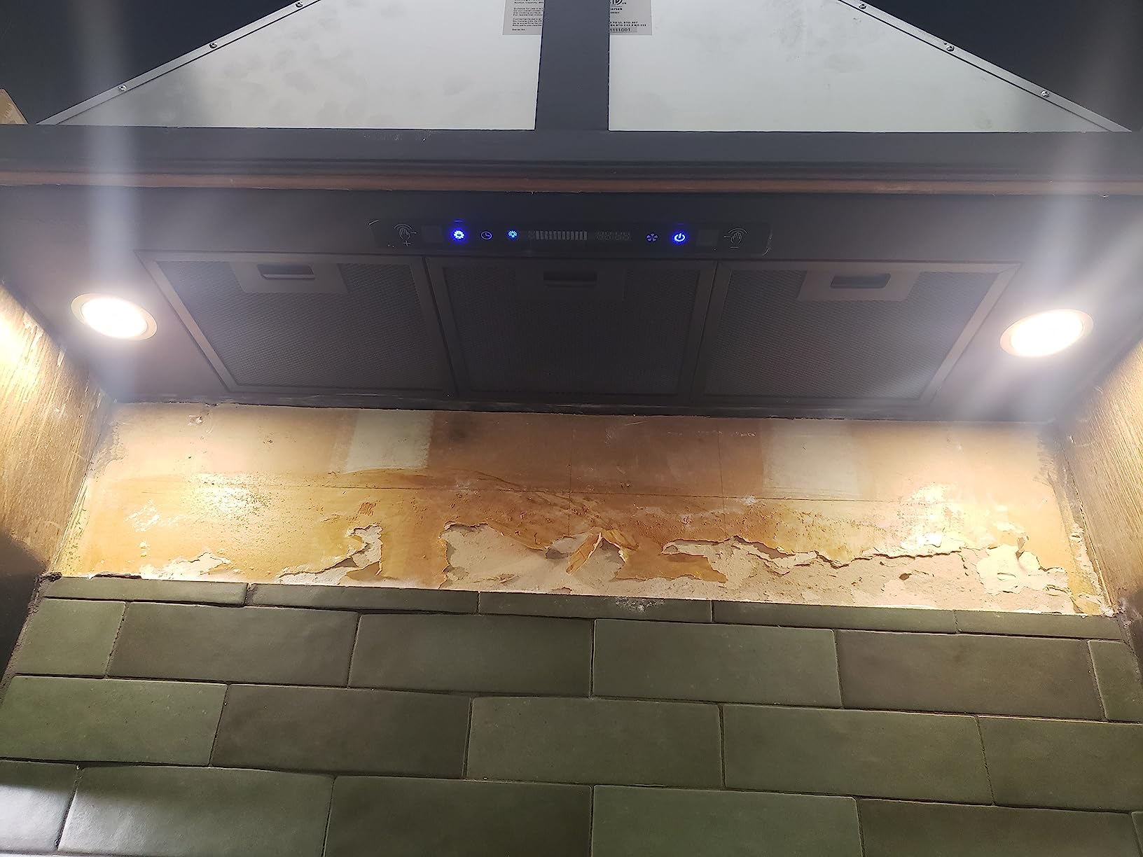 Insert Range Hood 30 Inch / 36 Inch, 1200 CFM with Ducted Convertible Ductless(Kit Included), Stainless Steel Kitchen Vent Hood with 4 Speed Exhaust customer photo 2