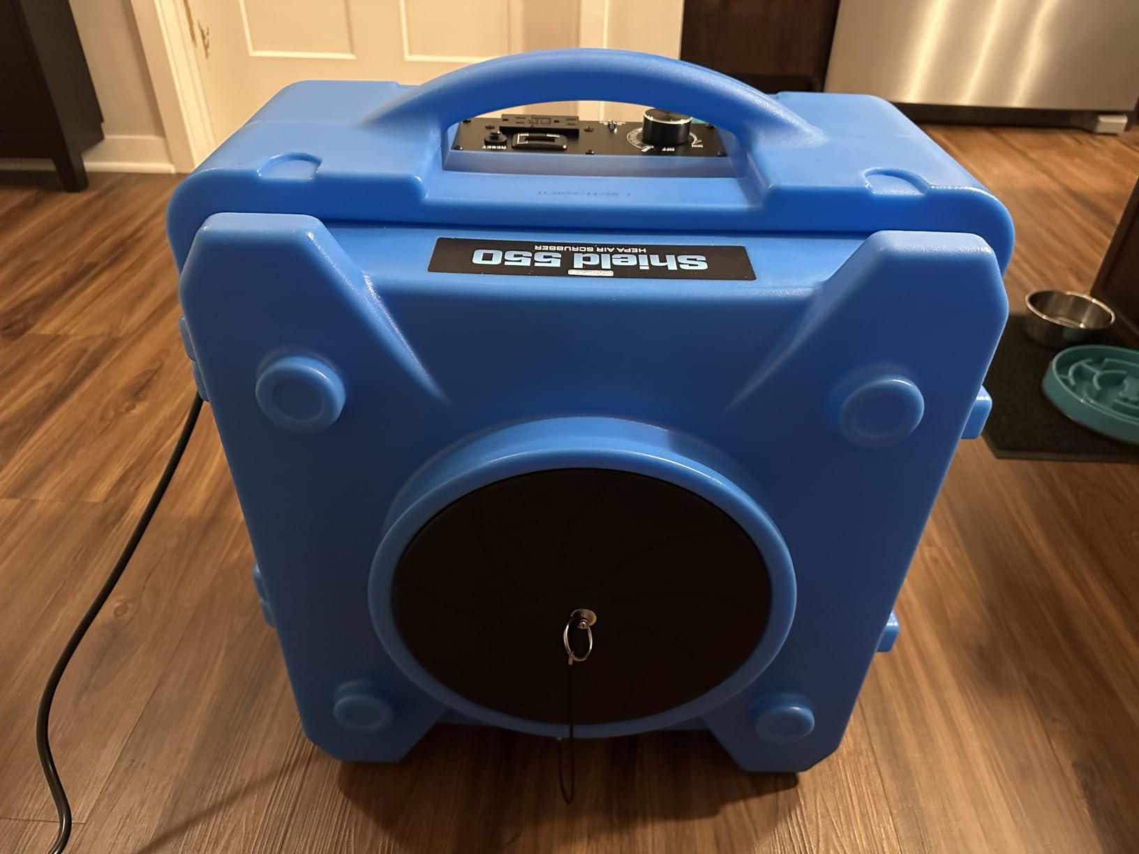 CADPXS Shield-550 Air Scrubber 550 CFM with 3-Stage Filtration | Stackable Negative Air Machine Airborne Cleaner HEPA Scrubber Water Damage Restoration Equipment Commercial Air Purifier Blue customer photo 2