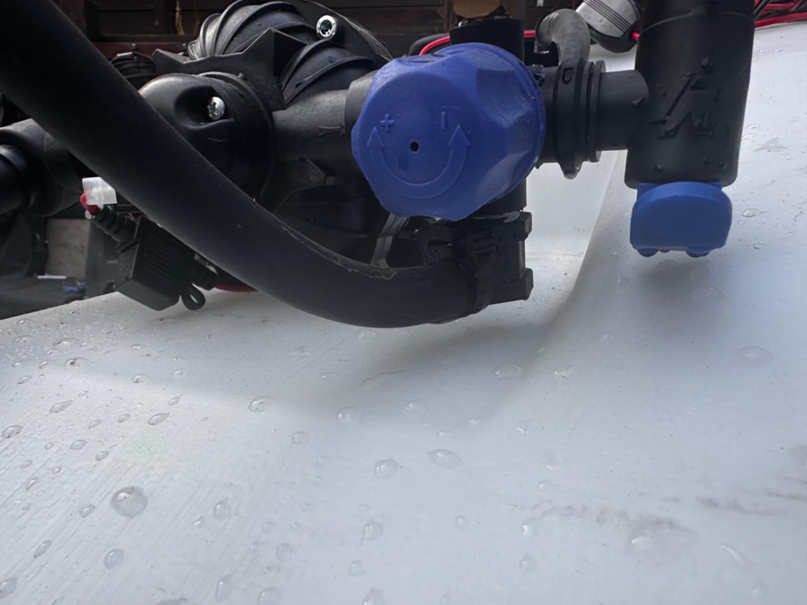 Master Mfg 36-Gallon Premium Pull-Behind Trailer Broadcast Sprayer - 10ft Swath, 3.0GPM customer photo 1