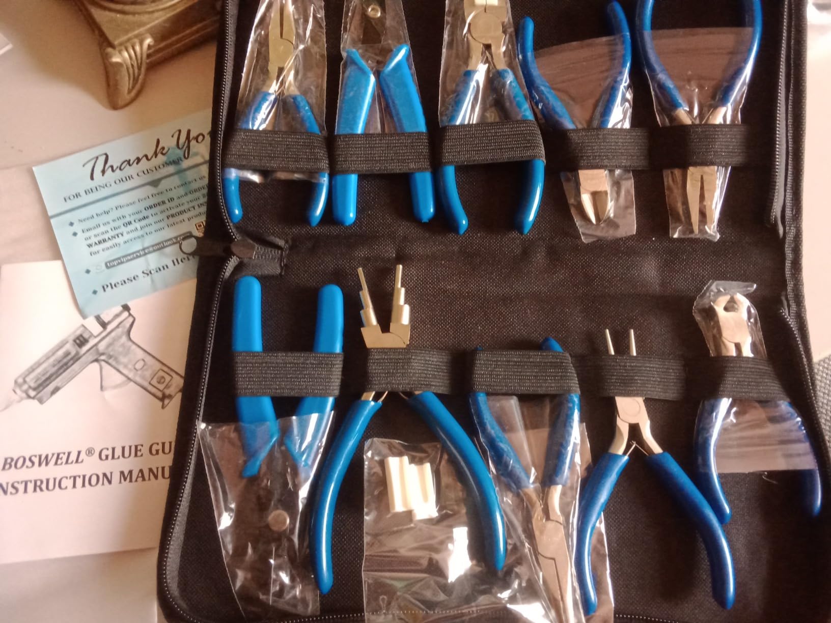Jewelry Pliers, Set of 10 Professional Jewelry Making Pliers Tools for Craft and Wire Wrapping customer photo 2