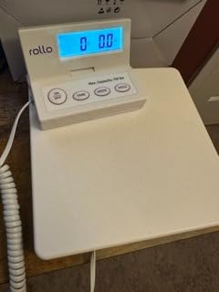 Rollo Shipping Scale for Packages - Digital Postal Scale (110 Lb Max) | Hold and Tare Functions - Includes AC Adapter and 2X AAA Batteries - Weigh Packages and Mail for Shipping Postage customer photo 2