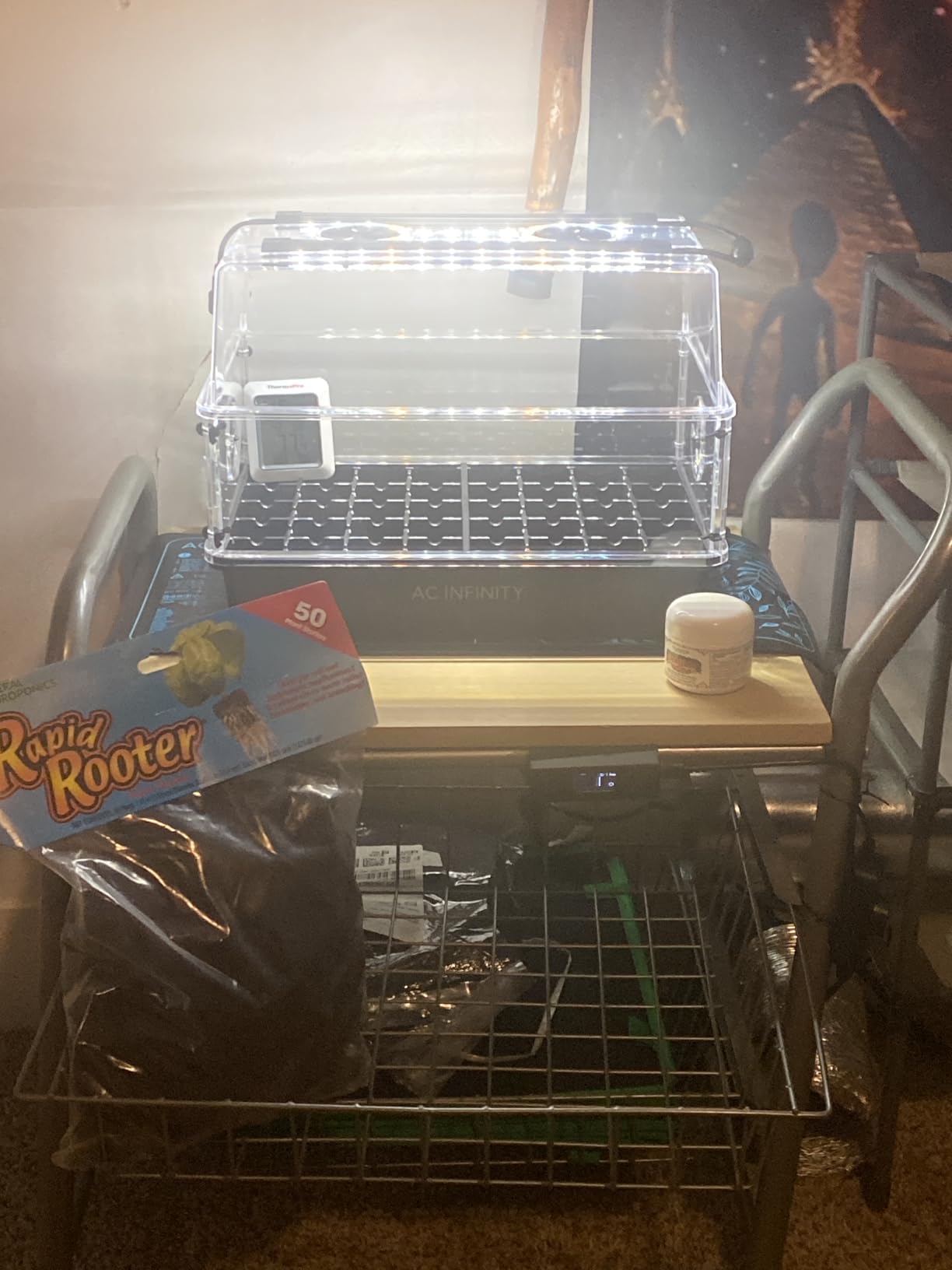 AC Infinity Heavy-Duty Humidity Dome 5x8 Germination Kit. customer photo 2