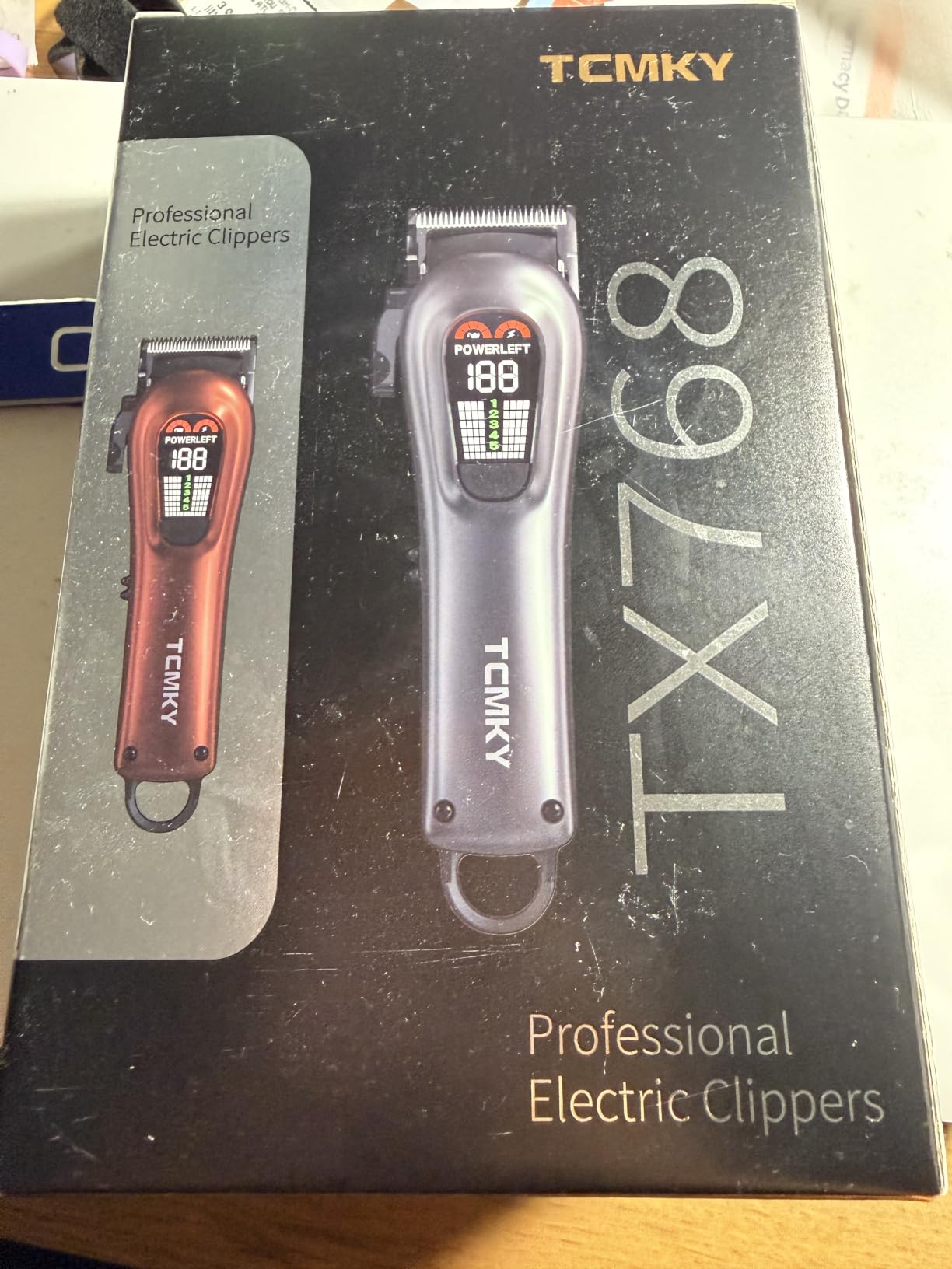 TCMKY Hair Clippers for Men Barber Clippers Rechargeable Hair Trimmer Kit customer photo 2