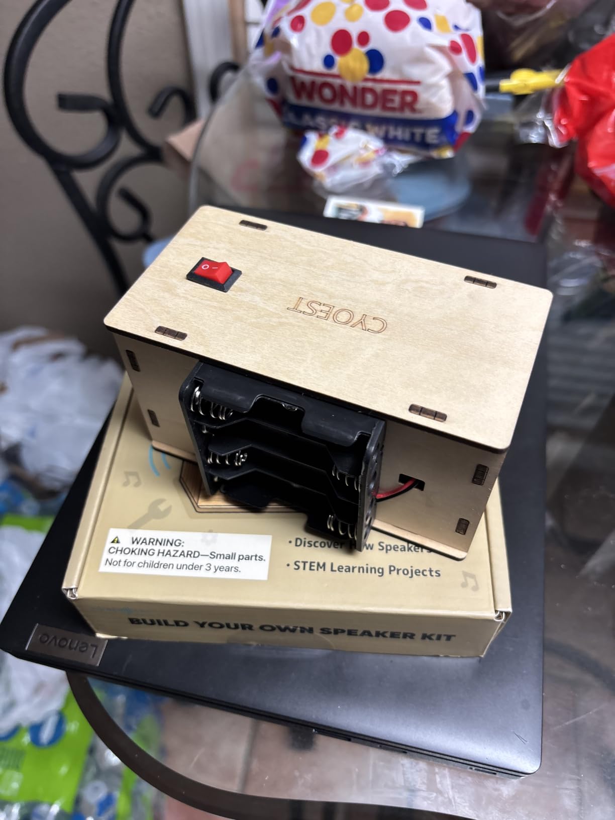 STEM Projects for Kids & Adults Build Your Own Bluetooth Speaker - Science Experiment Electronics Kit | Beginner's Starter DIY Set, STEM Gifts for Teenage Girls + Boys Ages 10 and Up (Dual Speakers) customer photo 2