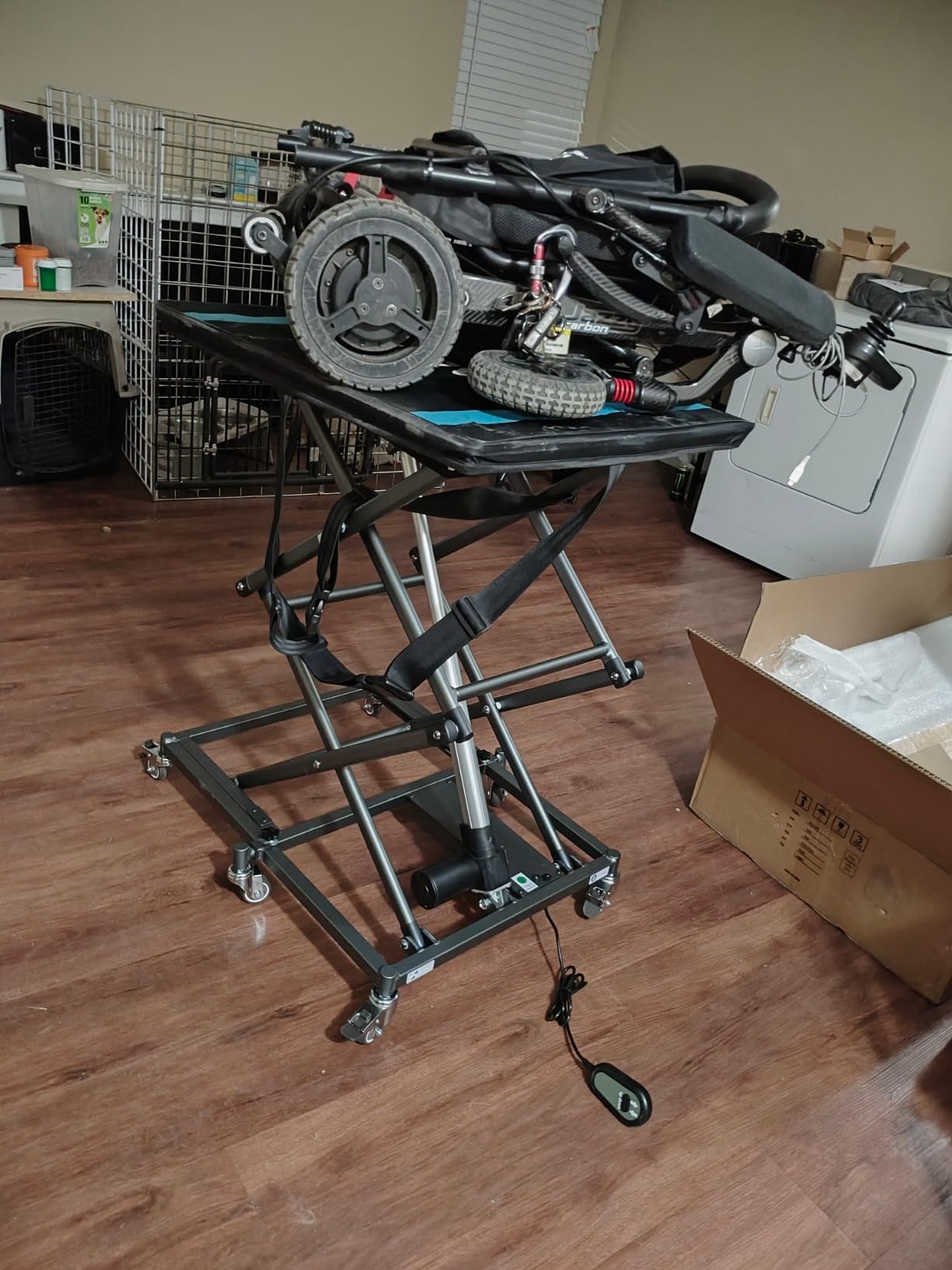 MALISA Wheelchair Lift for Car, Portable Scooter Wheel Chair Lift, Electric Mobility Scooter Lift with Battery, Luggage Lift for Scooters and wheelchairs, Mobility Aid customer photo 2