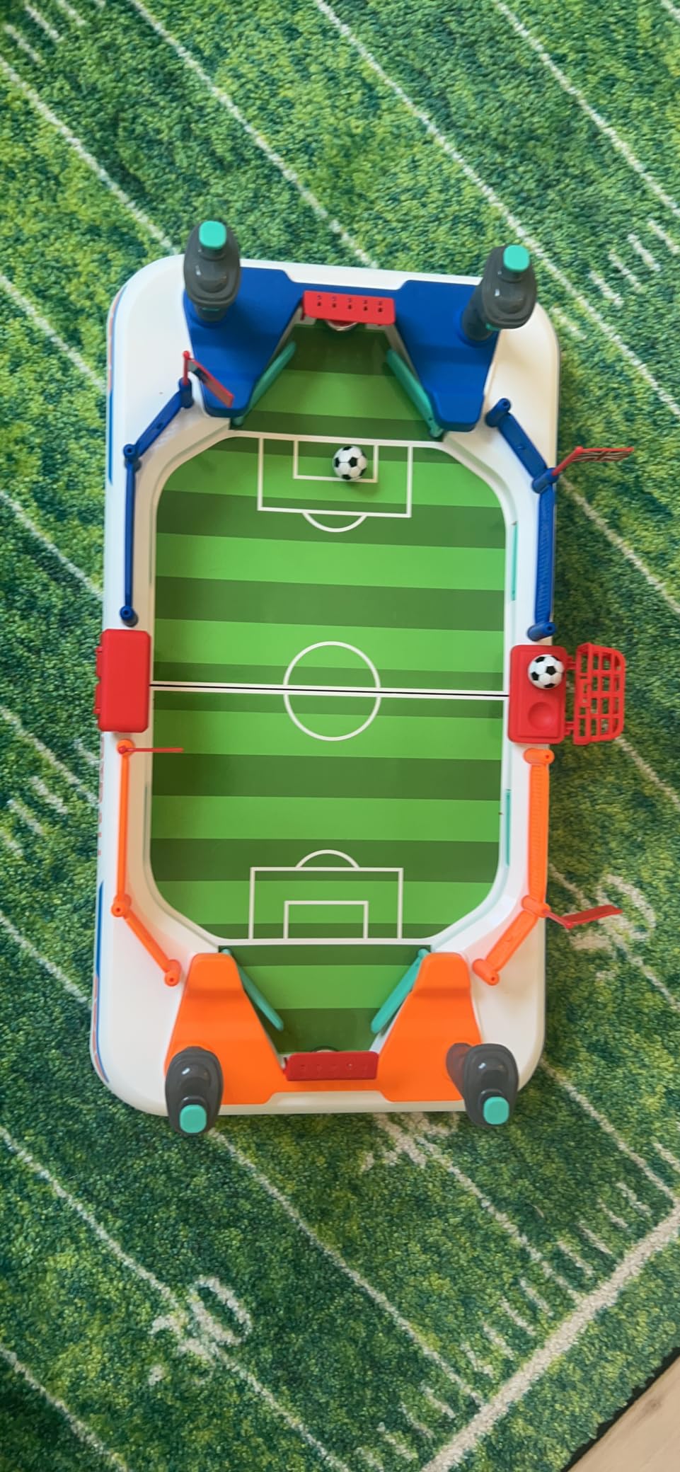COUOMOXA Soccer Board Game for Kids: Mini Foosball Table Game - Interaction Soccer Toys for 3 4 5 6 7 8-12 Year Old Indoor Family Playroom Party - Perfect Birthday Sports Gift for Boys Girls customer photo 2