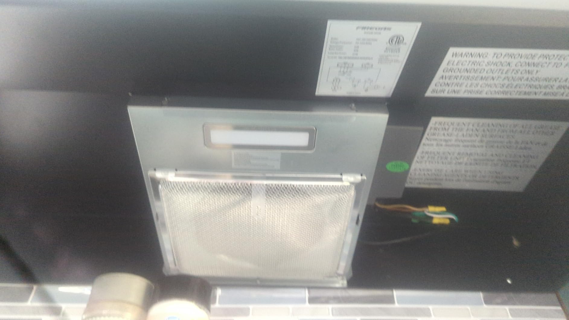 FIREGAS Range Hood 30 inch Under Cabinet, Kitchen Hood with 2 Speed Exhaust Fan, Ducted/Ductless Convertible, 300 CFM, White customer photo 2