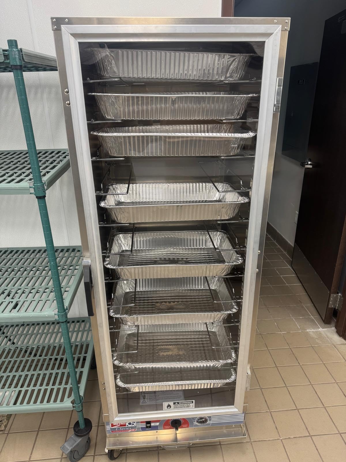 METRO C5 E-Series Hot Holding and Proofing Cabinet, 24 Pan Full Height Commercial Food Warmer, 2000W Convection Heated Cabinet with Clear Door, NSF UL, for Restaurants, Catering, Food Trucks customer photo 2