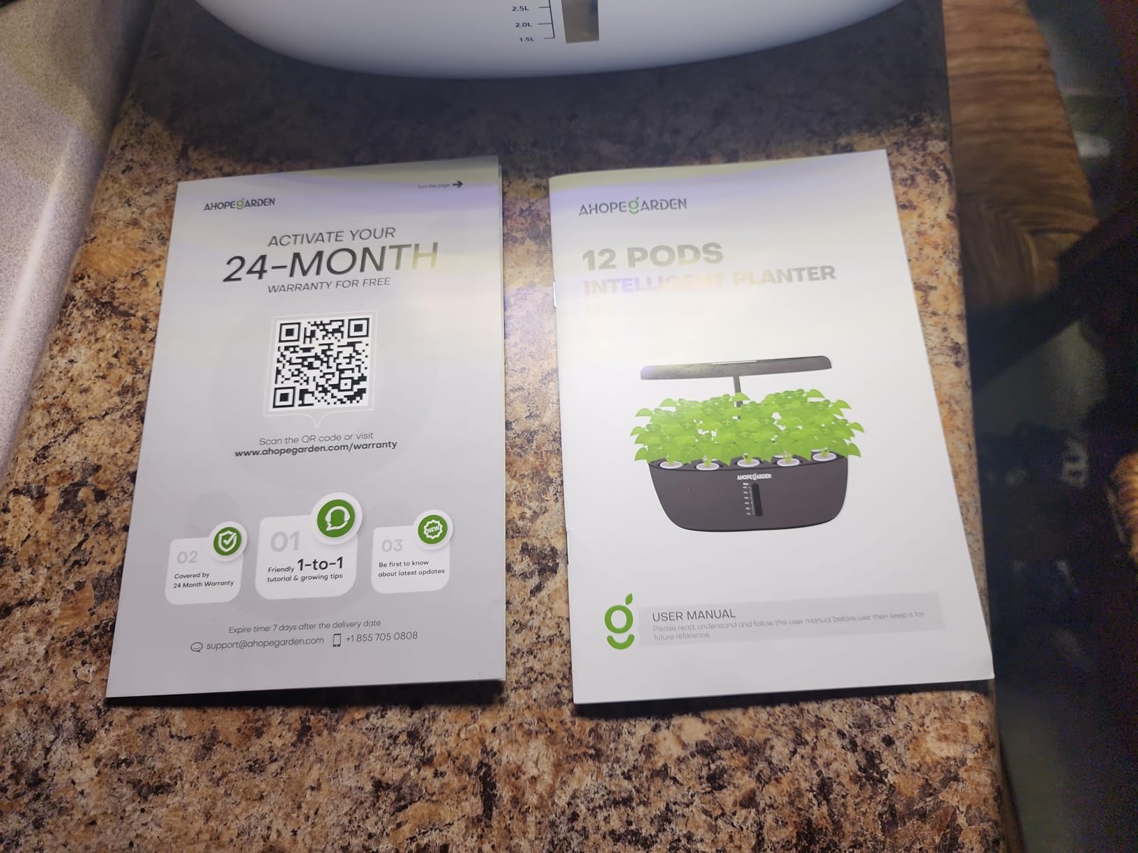 12 Pods Indoor Garden Hydroponics Growing System Kit with LED | Plant Germination Kit, Tabletop Herb Garden with Grow Lights customer photo 1