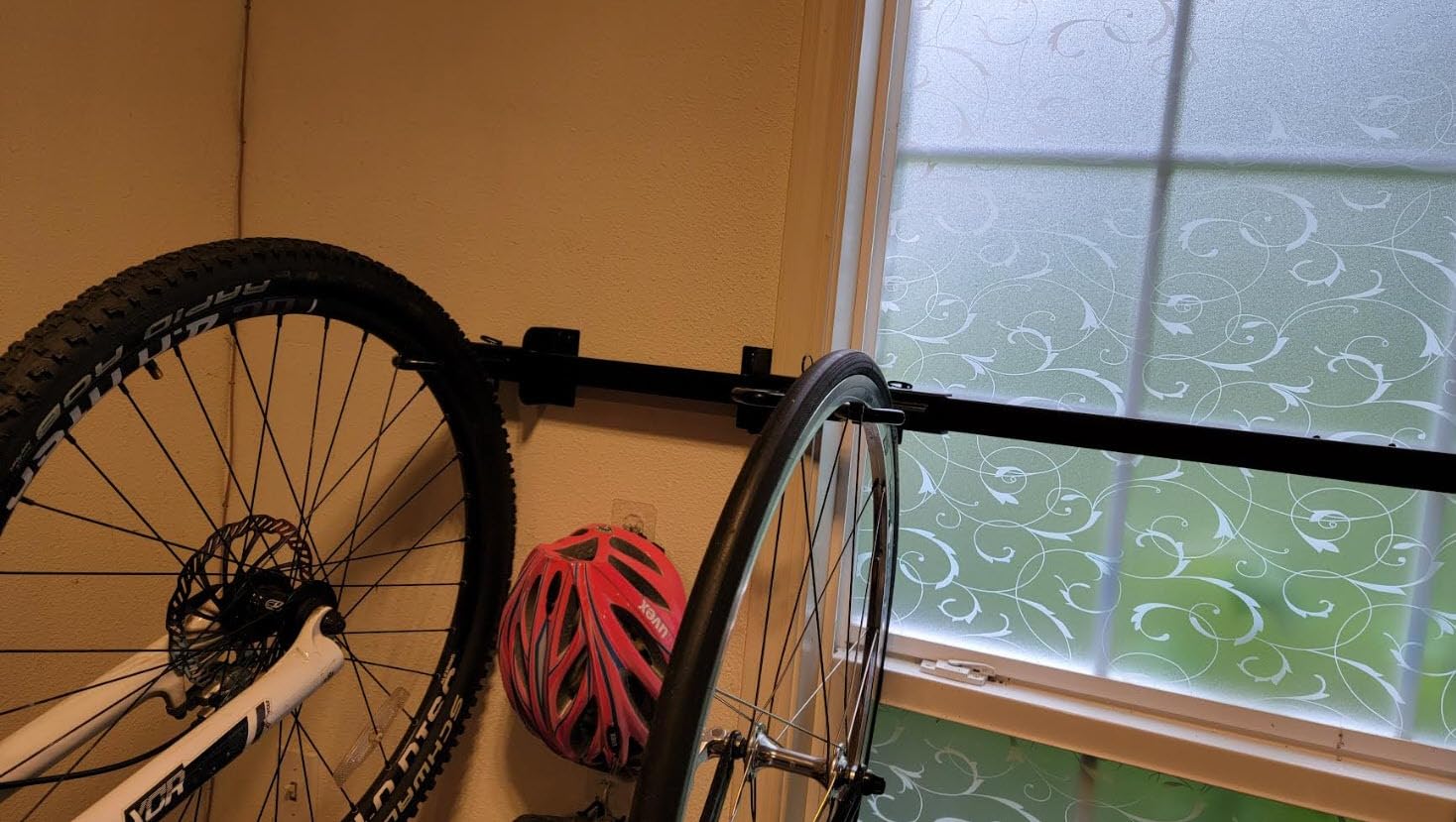 GoSports Wall Mounted Bike Rack for Garage - Vertical Storage for 4 to 6 Bicycles customer photo 2