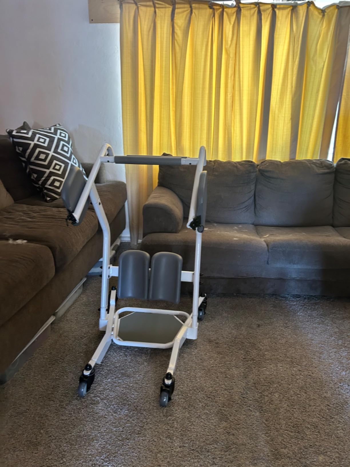 Stand Assist Patient Transport Unit, Safely Sit, Stand, Transfer & Transport, Fall Prevention Patient Transfer Lifter for Home and Facilities, 400 lb Capacity. customer photo 1