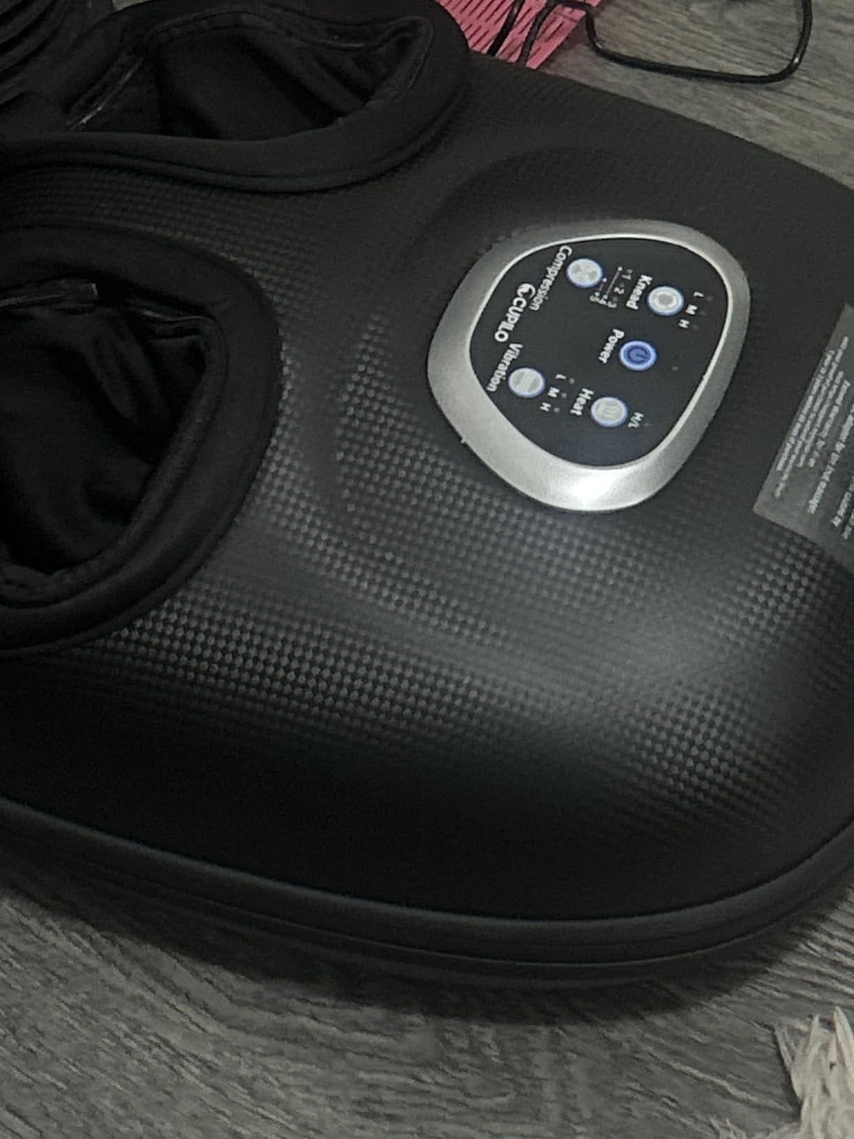 CuPiLo Foot Massager FSA Eligible HSA, Birthday Gifts for Women Men Mom Dad, Feet Massager with Heat for Plantar Fasciitis Relief, 5 Levels Compression & Vibration Massage for Neuropathy customer photo 1