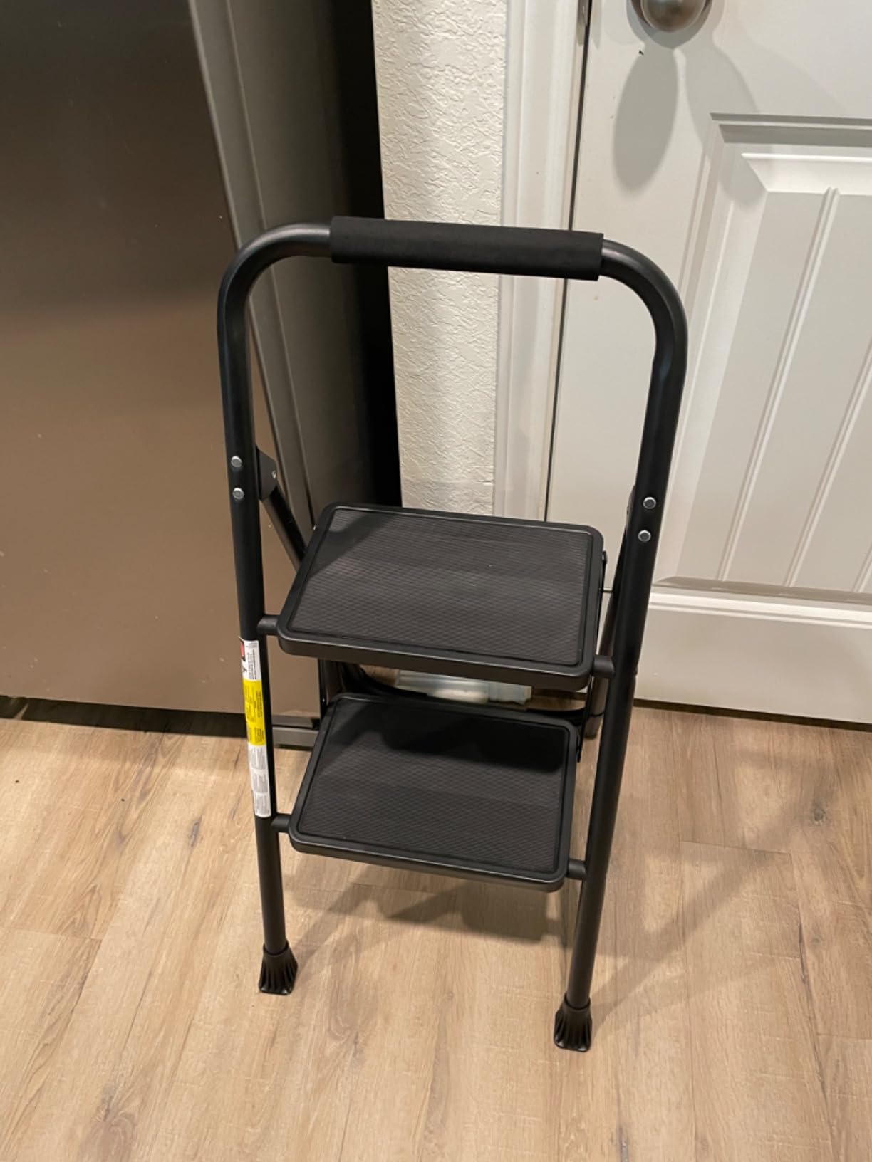 HBTower 2 Step Ladder, Step Stool for Adults | 2 Step Ladder Folding Step Stool with Wide Pedal Ergonomic Design customer photo 2