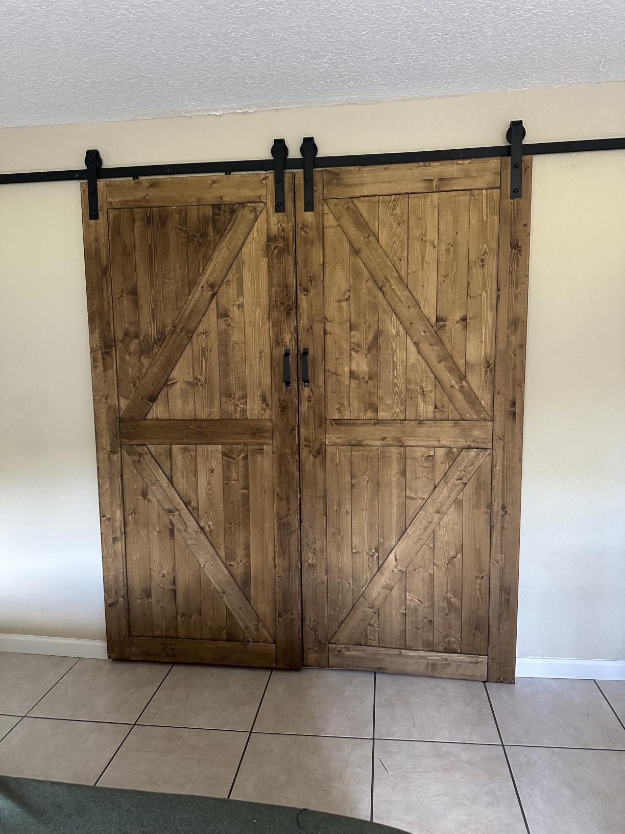 Fredbeck 36 Double Barn Door with Hardware Included (72 barn Door) customer photo 1