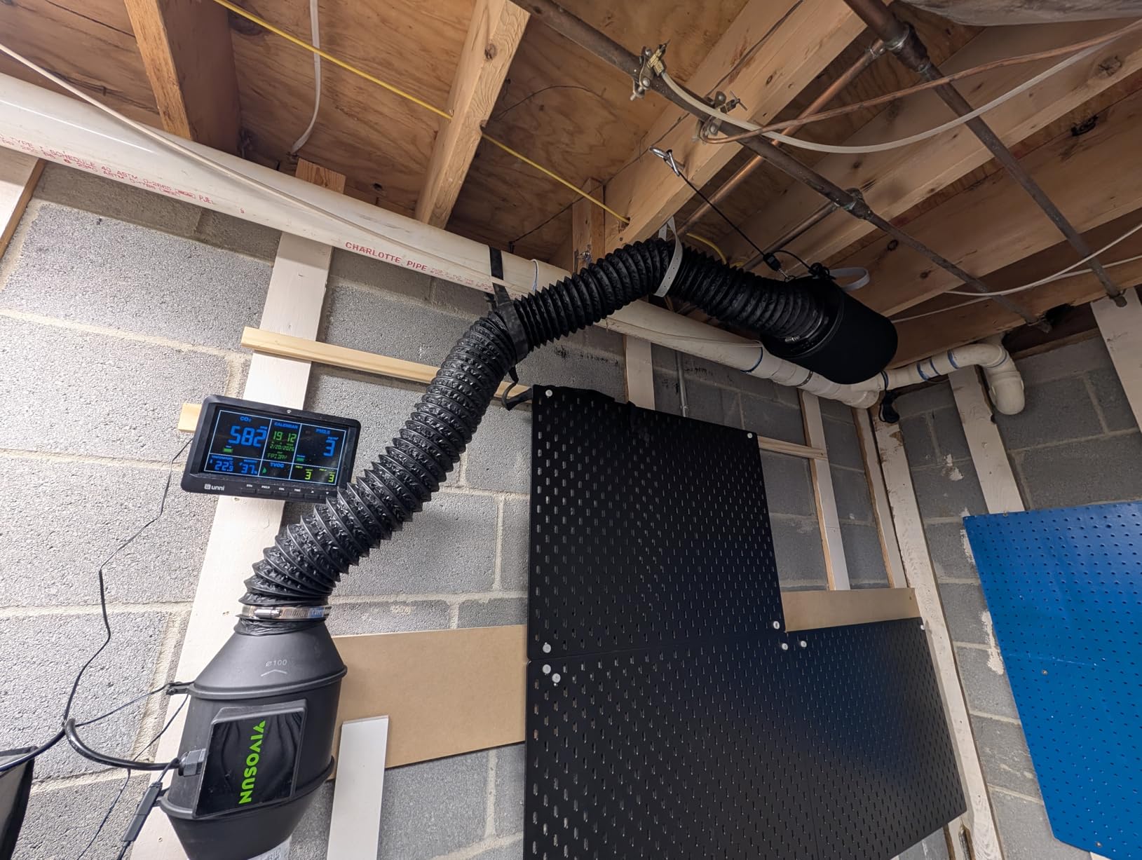 VIVOSUN G6 Air Filtration Kit, Inline Fan, Controller, Carbon Filter, Duct | AeroZesh Inline Fan, Speed Controller, Carbon Filter & 8' Ducting, Cooling Ventilation, Grow Tent, Indoor Grow, Hydroponic customer photo 1