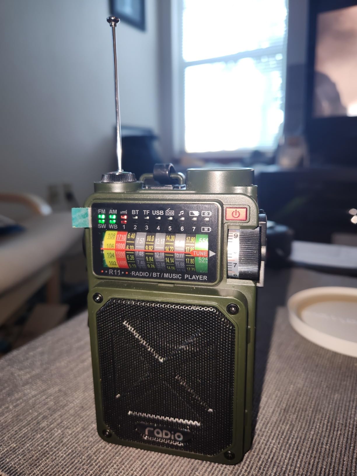 Emergency Radio Hand Crank Solar - NOAA/AM/FM Shortwave Radio for Camping | Bluetooth Speaker, TF Playback, Solar Powered, Hand Crank, Flashlight, SOS Alarm, Weather Alert, Phone Charger for Power Outage customer photo 2