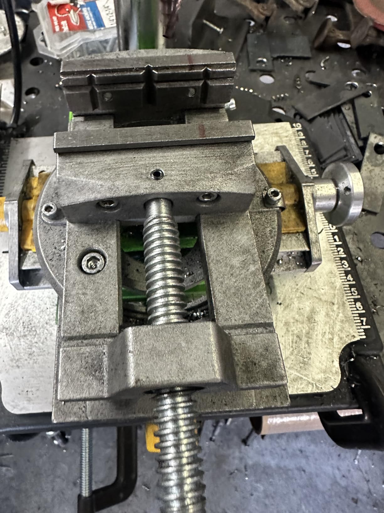 Rotary Table 90 Degree 3 Inch Cross Slide Drill Press Vise Horizontal Precision Milling Drilling Machine Vernier Reading Milling Drilling Boring customer photo 1