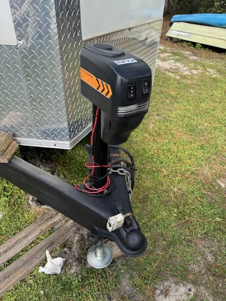 KYX Electric Trailer Jack 7500LBs,Electric Jack witj Waterproof Cover | Electric Trailer Jack 7500LB, Electric A-Frame Tongue Jack,9.84