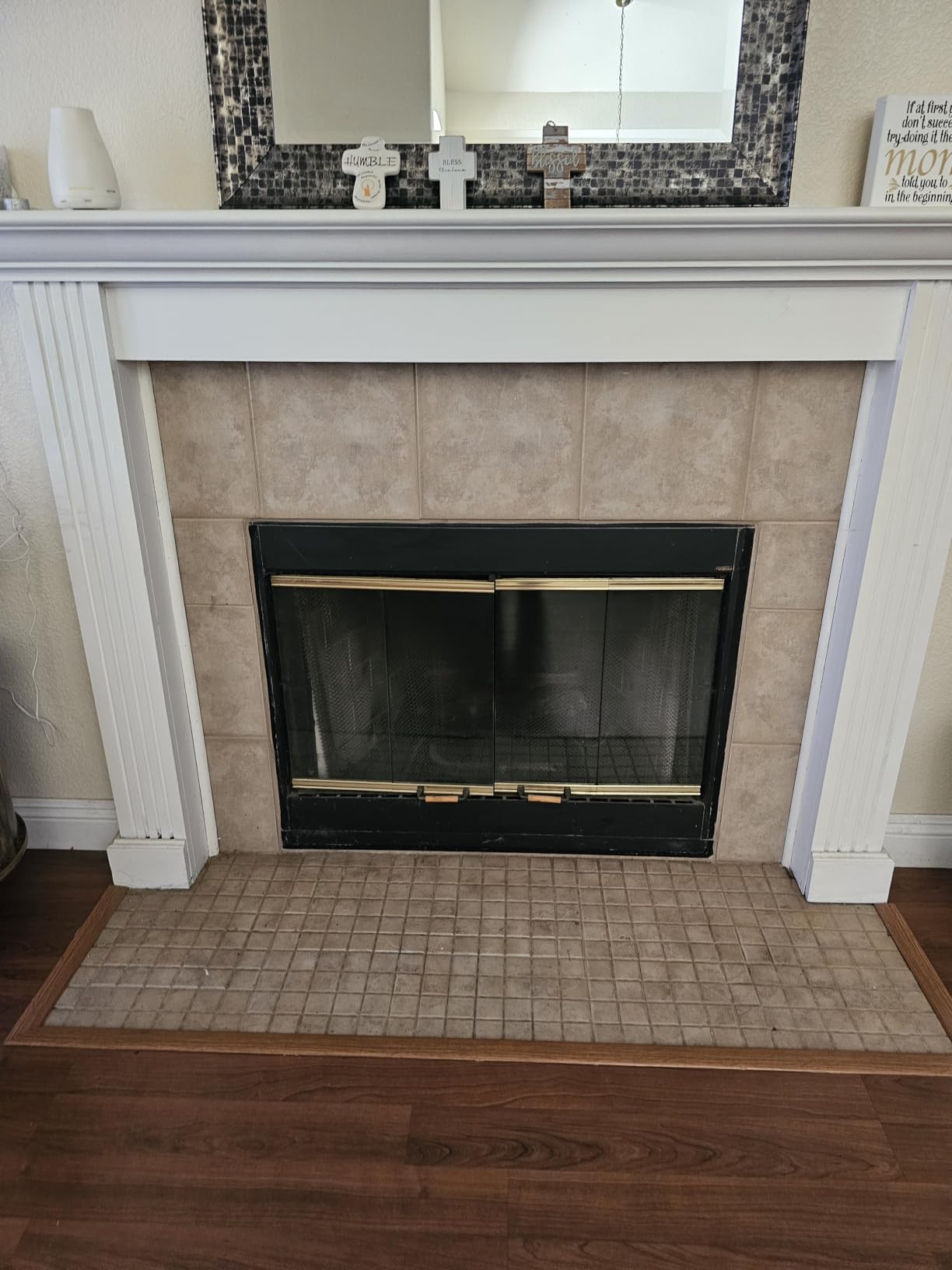 StyloVue 20 Sheets Peel and Stick Backsplash, White Marble with Metal Silver Look customer photo 1