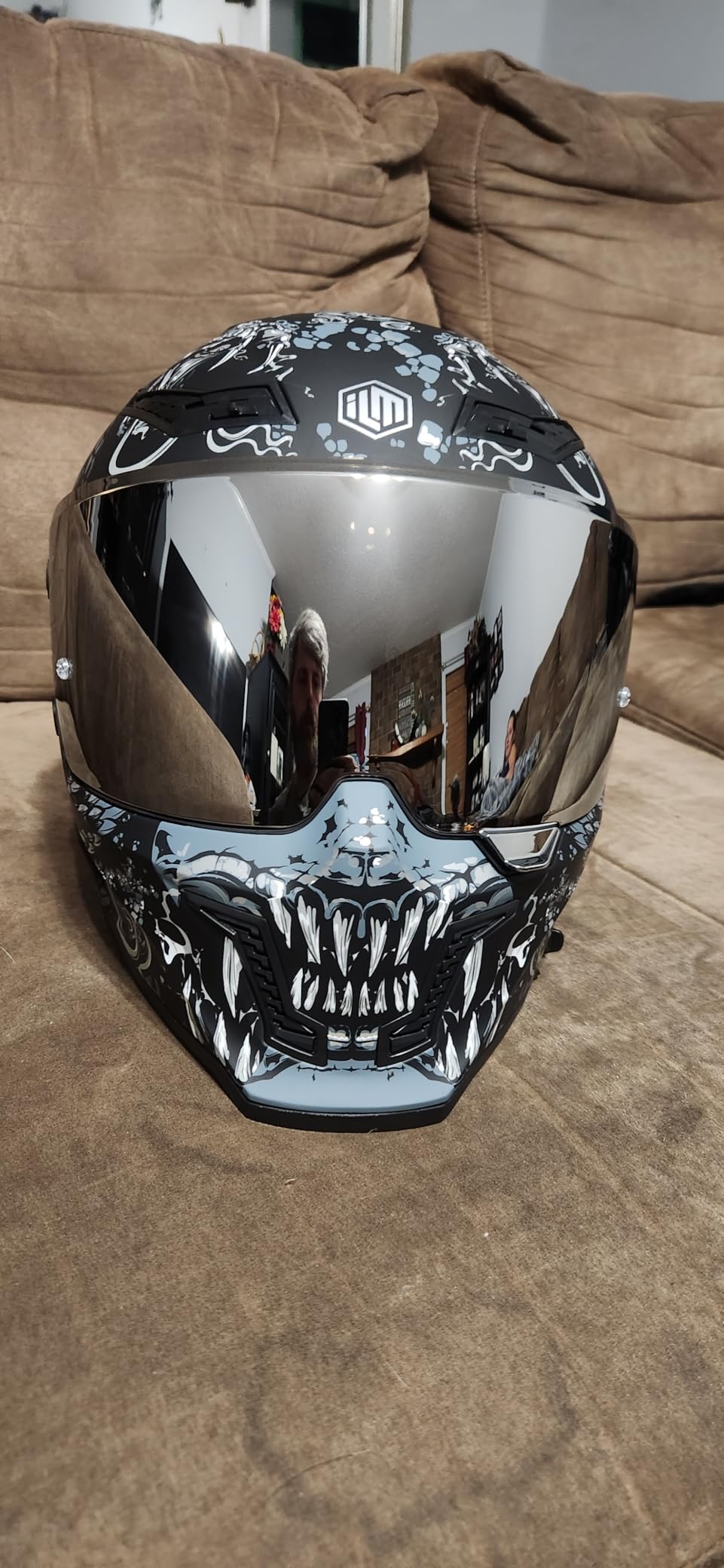 ILM Motorcycle Helmets Full Face DOT ECE Dual Visor customer photo 1