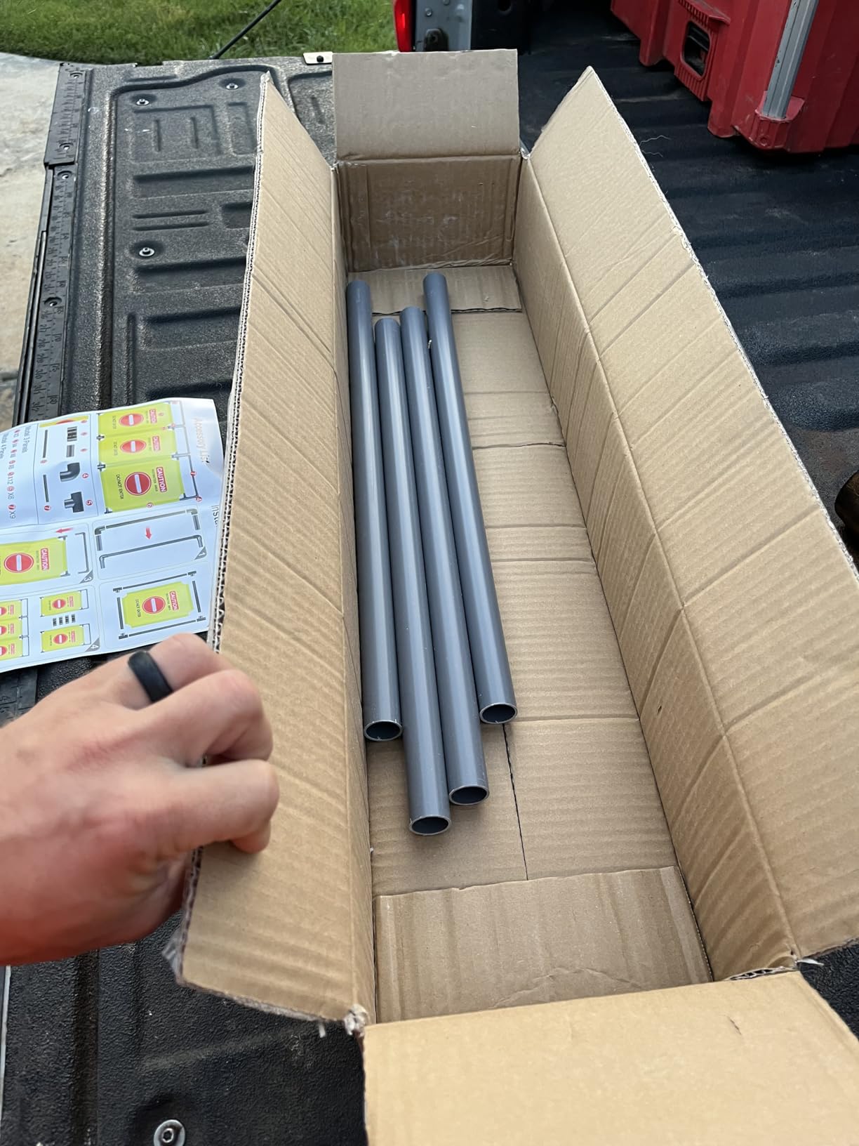 4 Panels Safety Barricade, 7.8 FT Foldable Security Sign Barrier | Heavy Duty PVC Frame Barricade, DO NOT Enter Gate High Visibility Caution Symbol Crowd Control customer photo 1