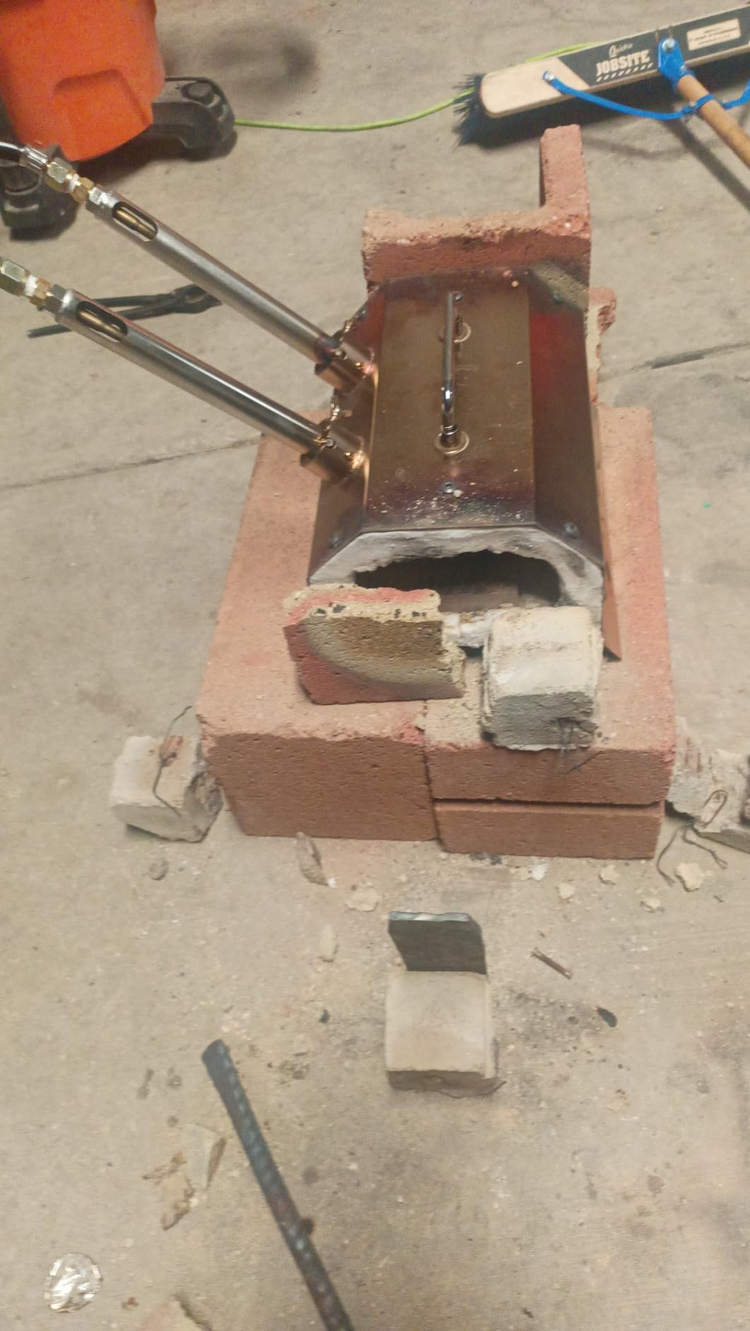 Nelyrho 1 Burner Propane Blacksmith Forge Kit customer photo 1