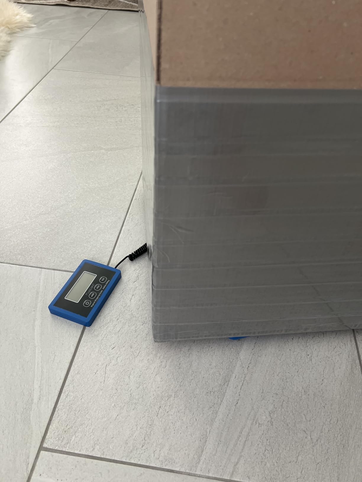 Fuzion Shipping Scale, 440LB x 10g High Accuracy Digital Postal Scale | Durable Alloy Steel Platform, Heavy Duty Scale for Packages, Luggage, Large Floor Scale Battery and AC Adapter Included customer photo 2