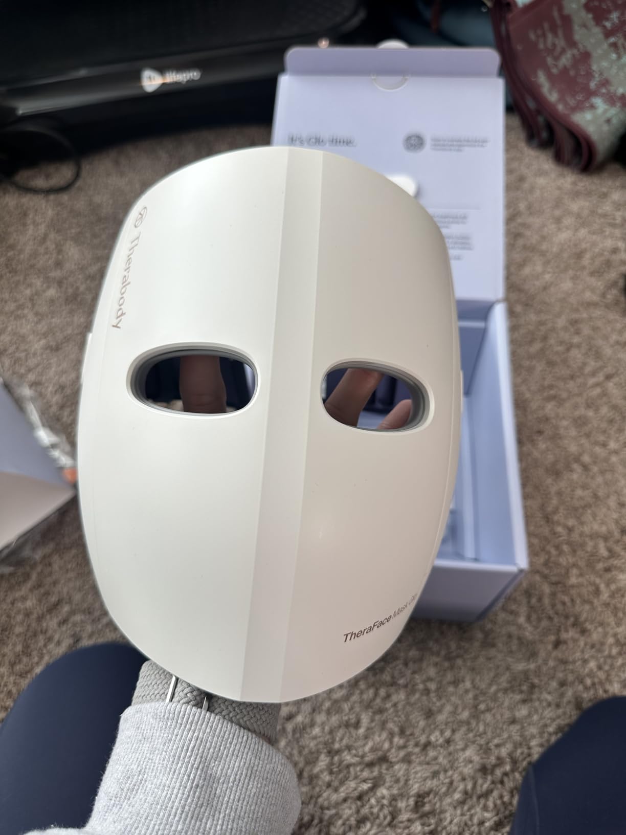 TheraFace Mask by Therabody - LED Light Therapy Skincare Face Mask with Vibrating Massage - Blue & Red Light Therapy and Facial Massager for Wrinkles, Skin Tightening & Dark Spots - FSA Eligible customer photo 2