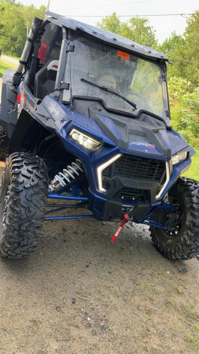 UTV Wiper Kit Hand Operated Manual Windshield Wiper Kit Compatible with Polaris Ranger RZR Can Am Maverick X3 Commander Defender Pioneer Golf Cart customer photo 1