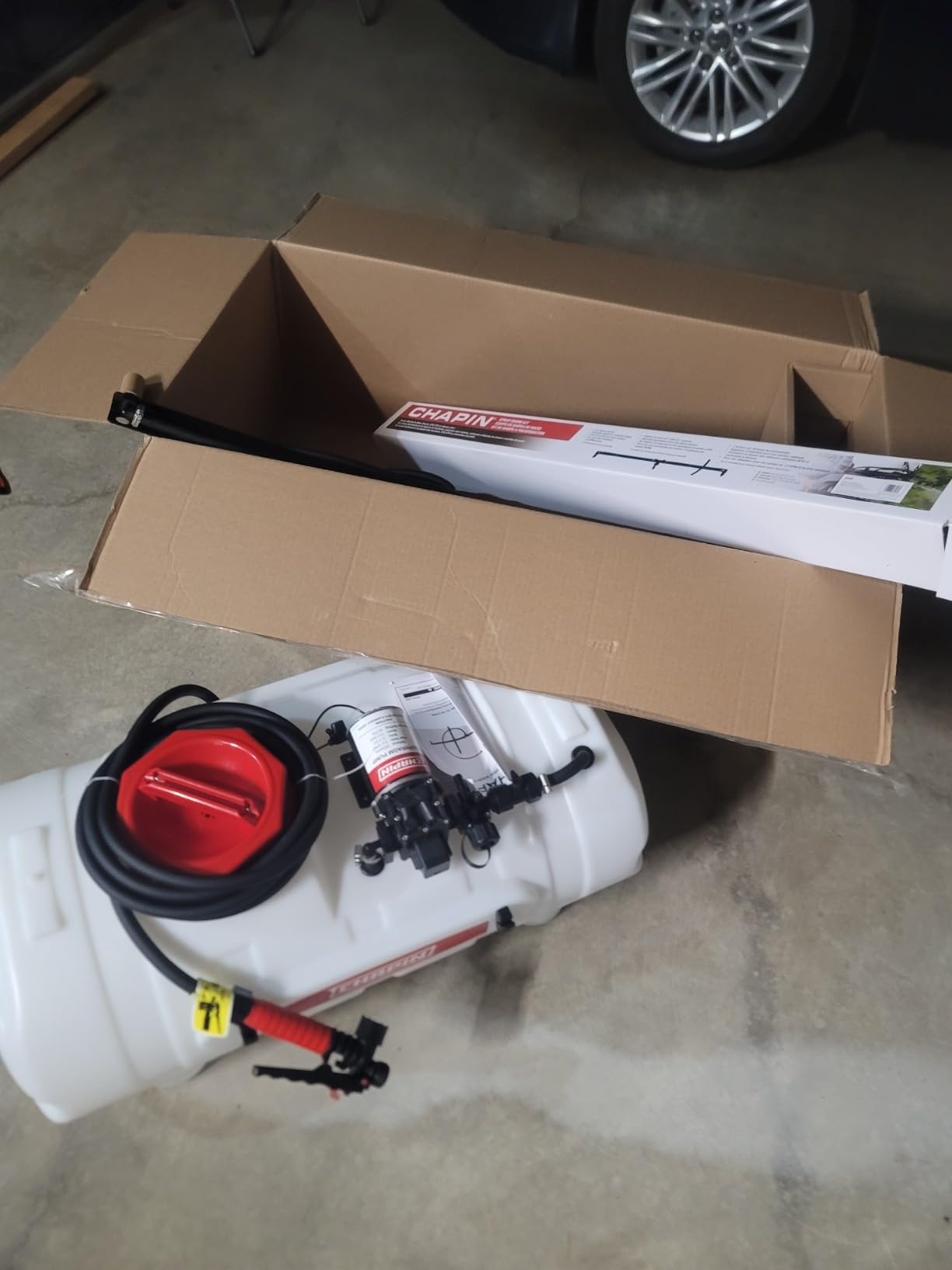 CHAPIN 25-Gallon Tow-Behind ATV Sprayer with 2-Nozzle Boom, Triple Filtration customer photo 1