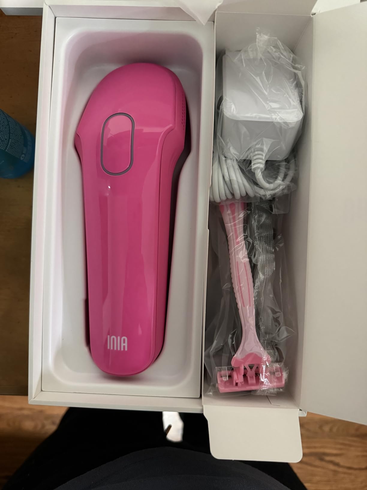 INIA HAUTE Pro Laser Hair Removal with Ice-Cooling Care for Women and Men - Painless At-Home IPL Hair Remover for Coarse Hair, Bikini & All Body Areas customer photo 2
