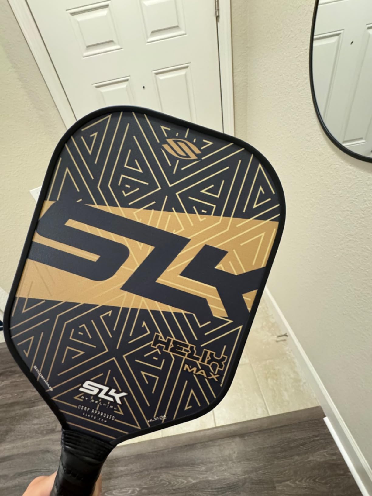 Selkirk Sport SLK Helix Pro Pickleball Paddles | Carbon Fiber & Fiberglass | A beginner-friendly pickleball racket with a thermoformed core and large sweet spot for easy power customer photo 2